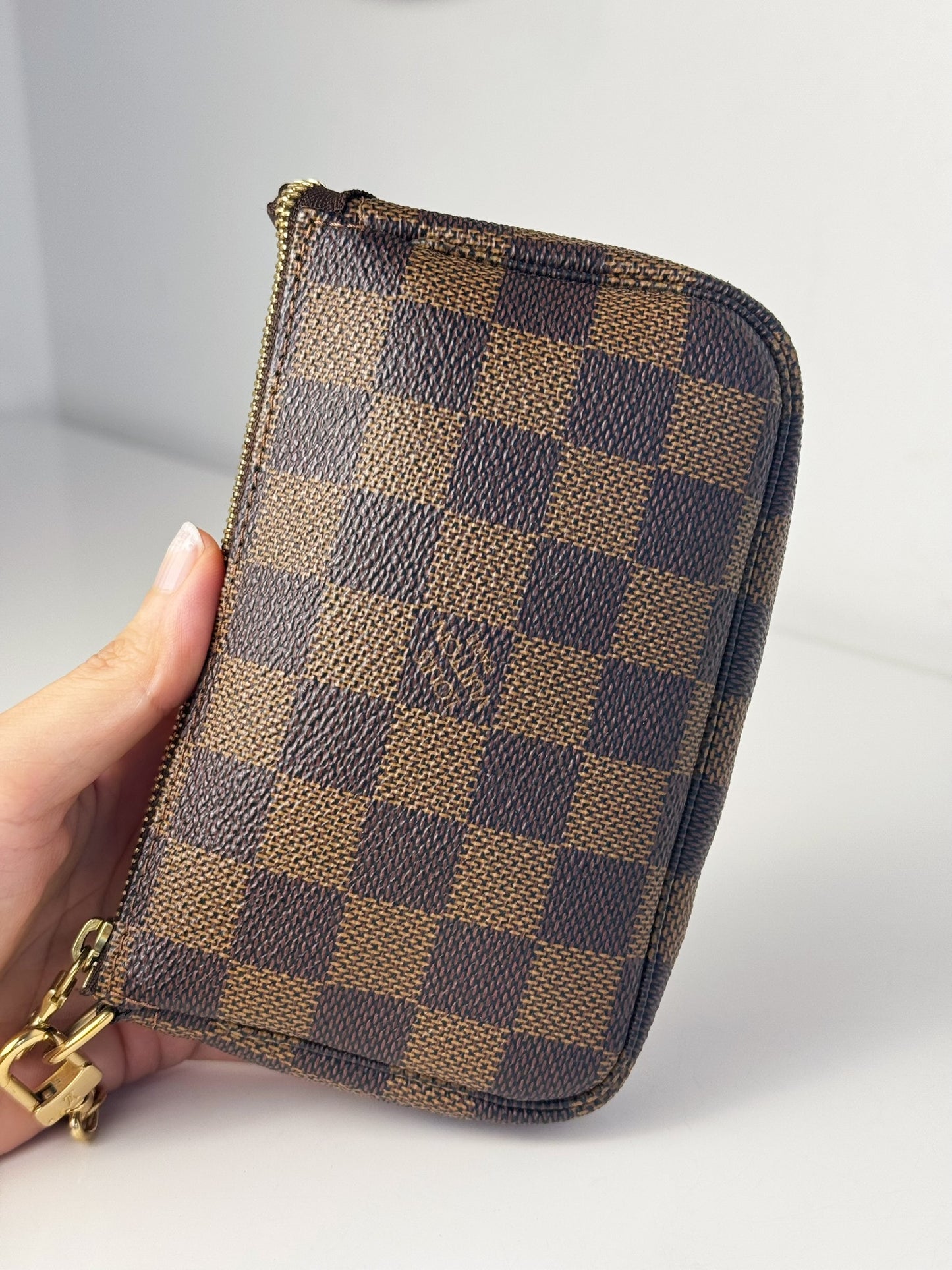 Louis Vuitton Vintage Mini Damier Pochette Accessoires Shoulder Crossbody Bag