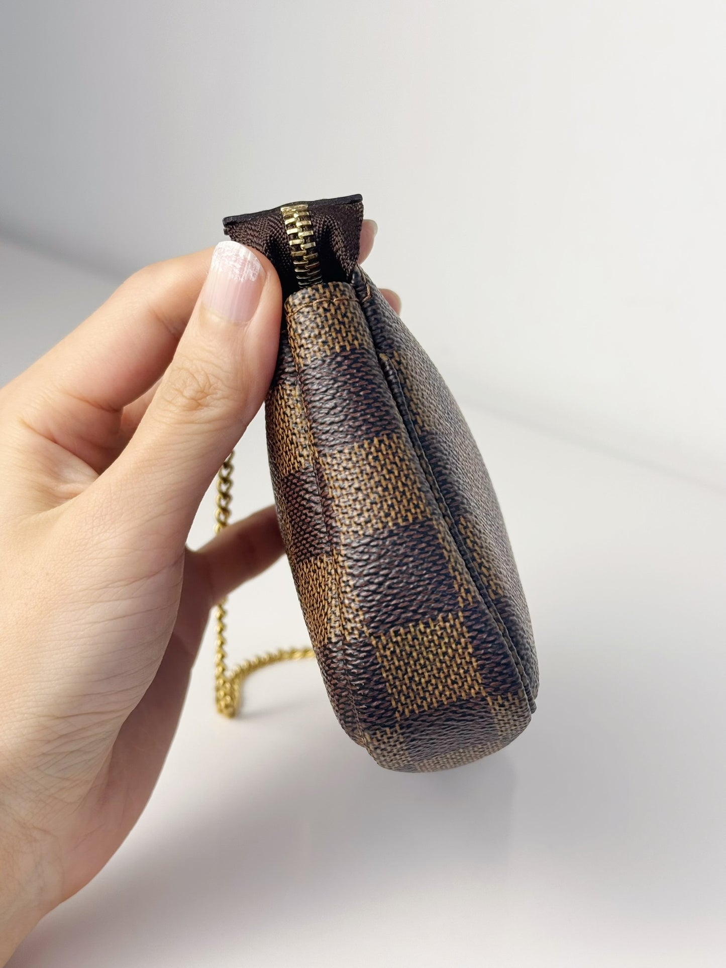 Louis Vuitton Vintage Mini Damier Pochette Accessoires Shoulder Crossbody Bag