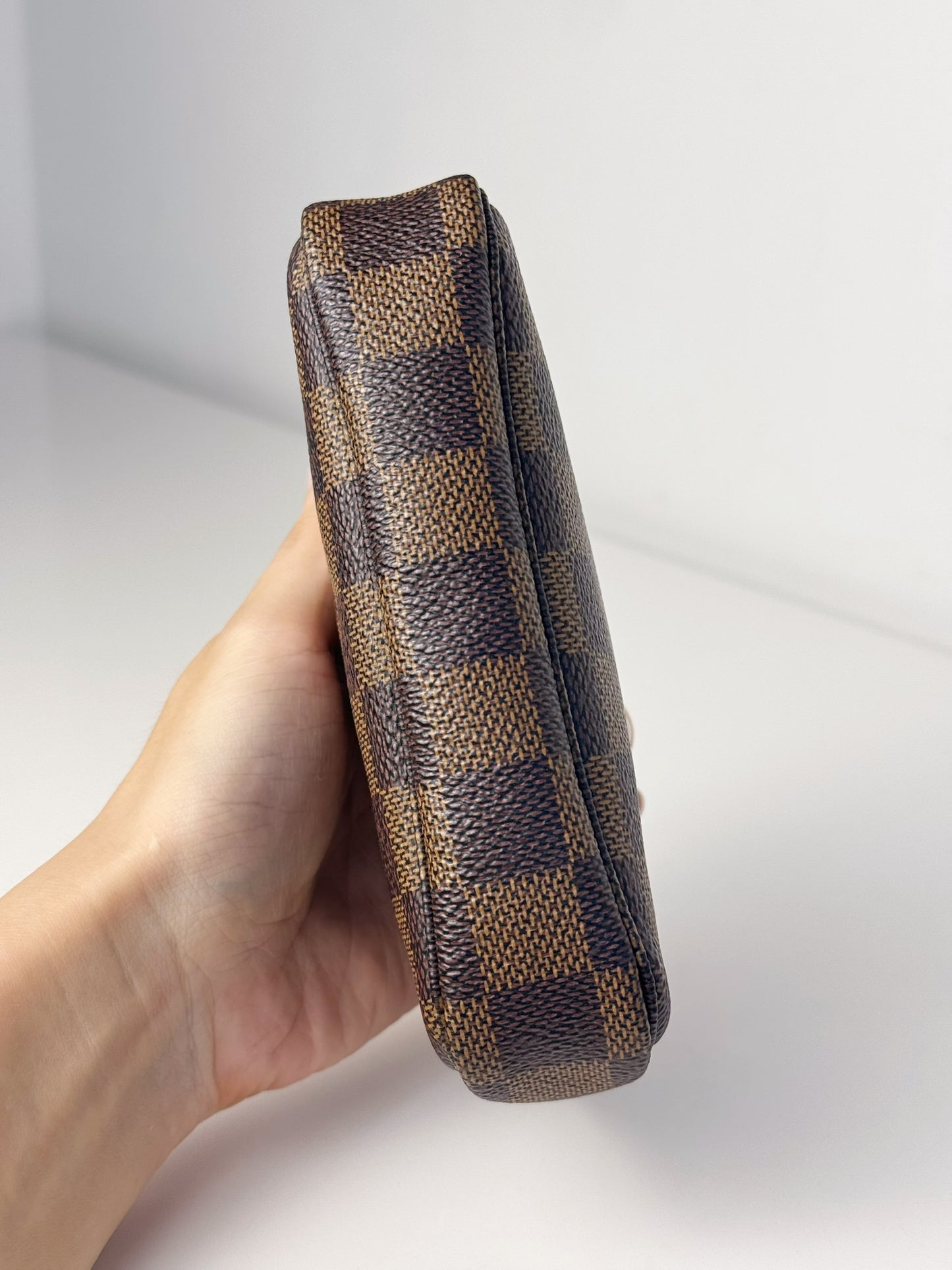 Louis Vuitton Vintage Mini Damier Pochette Accessoires Shoulder Crossbody Bag