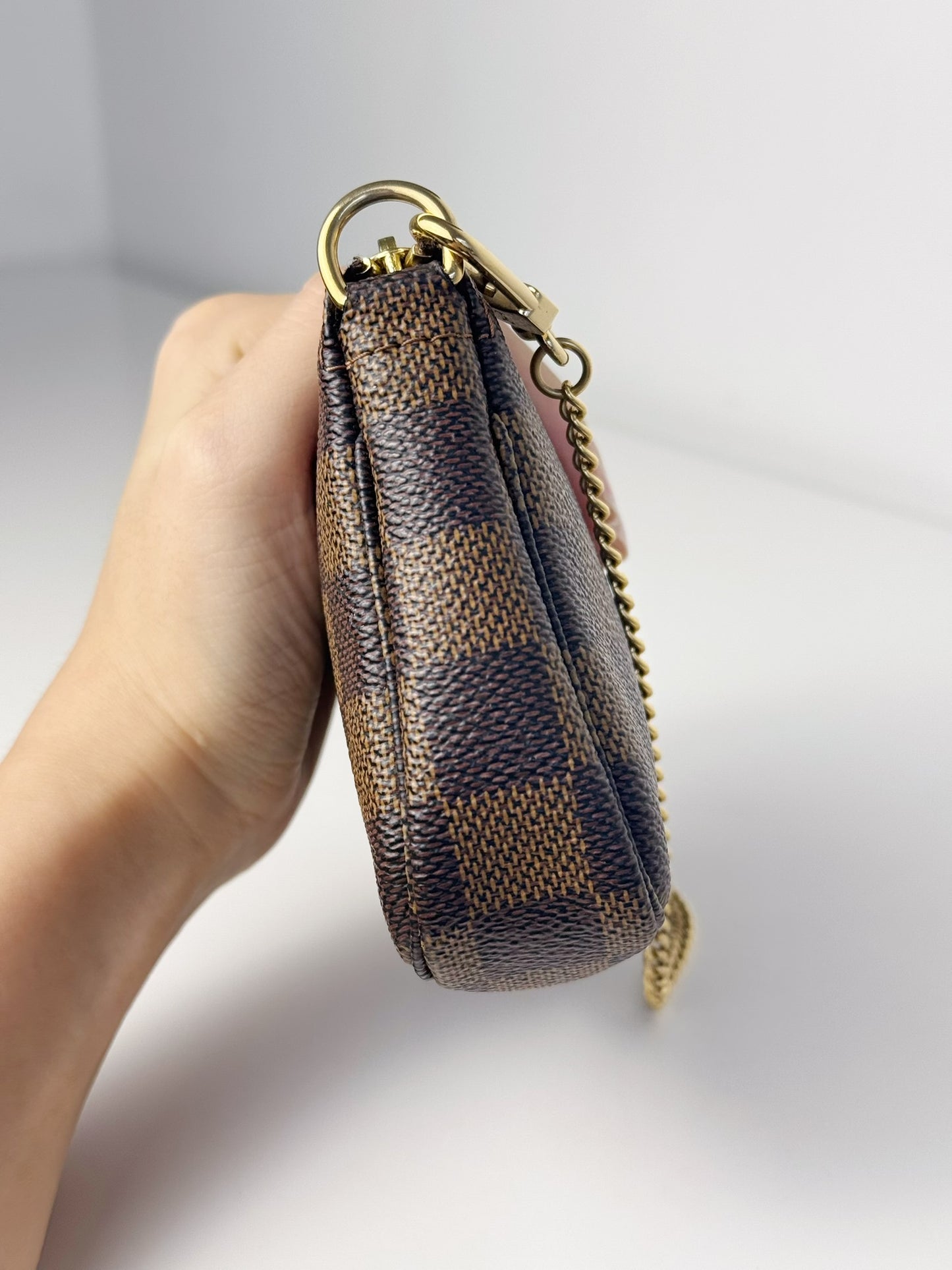 Louis Vuitton Vintage Mini Damier Pochette Accessoires Shoulder Crossbody Bag