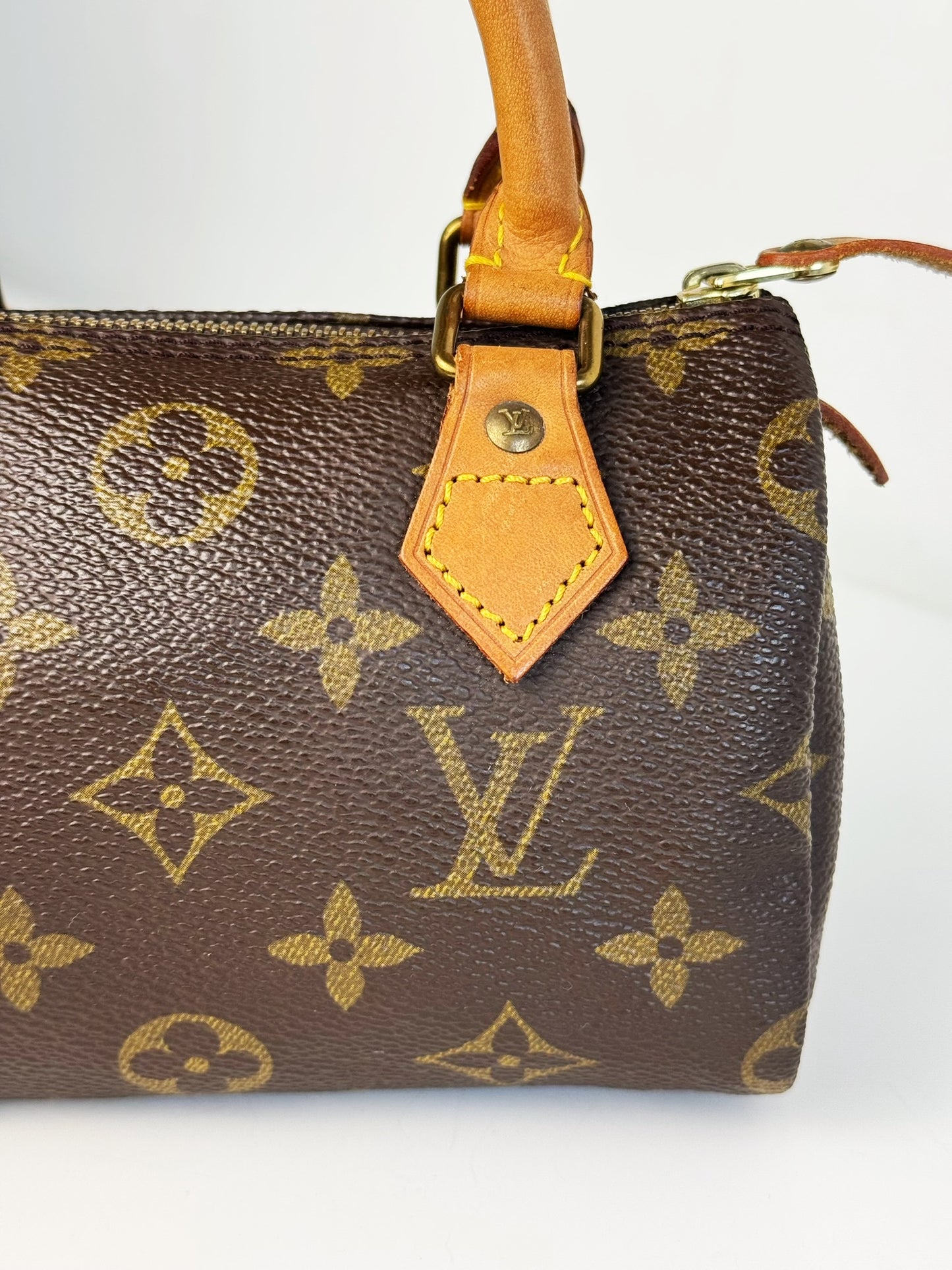 Louis Vuitton Vintage Mini Speedy Handbag Crossbody Bag