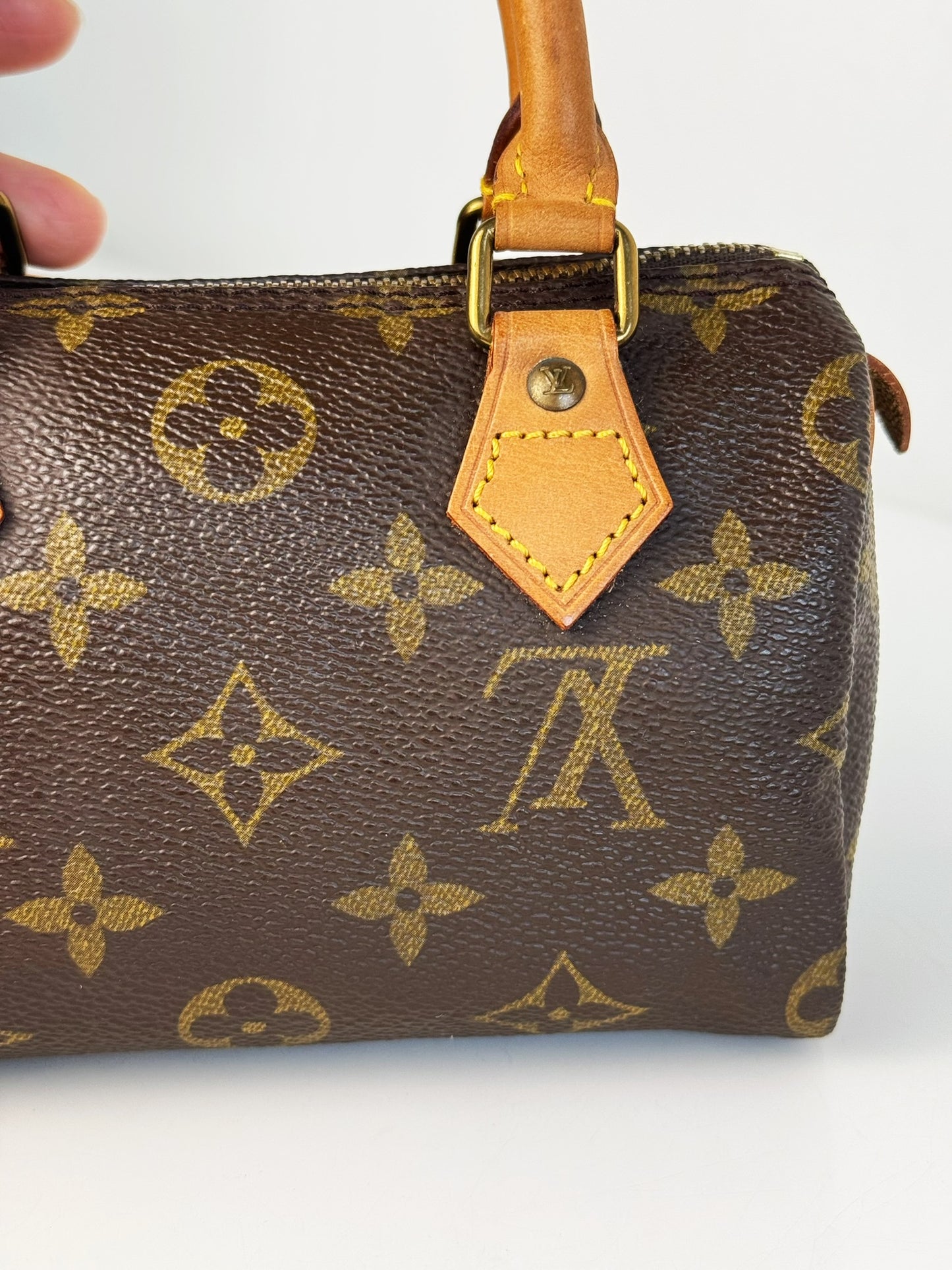 Louis Vuitton Vintage Mini Speedy Handbag Crossbody Bag