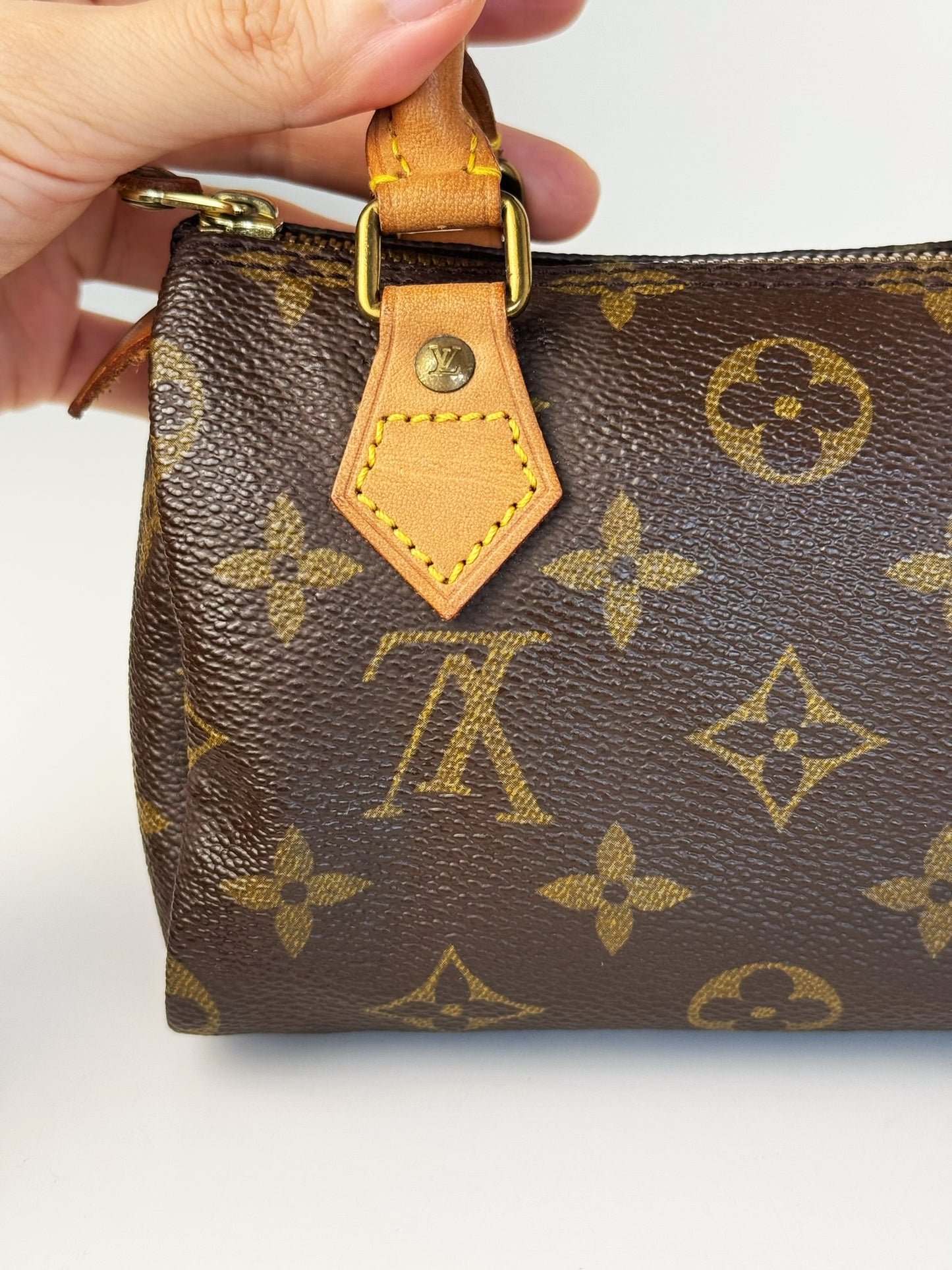 Louis Vuitton Vintage Mini Speedy Handbag Crossbody Bag