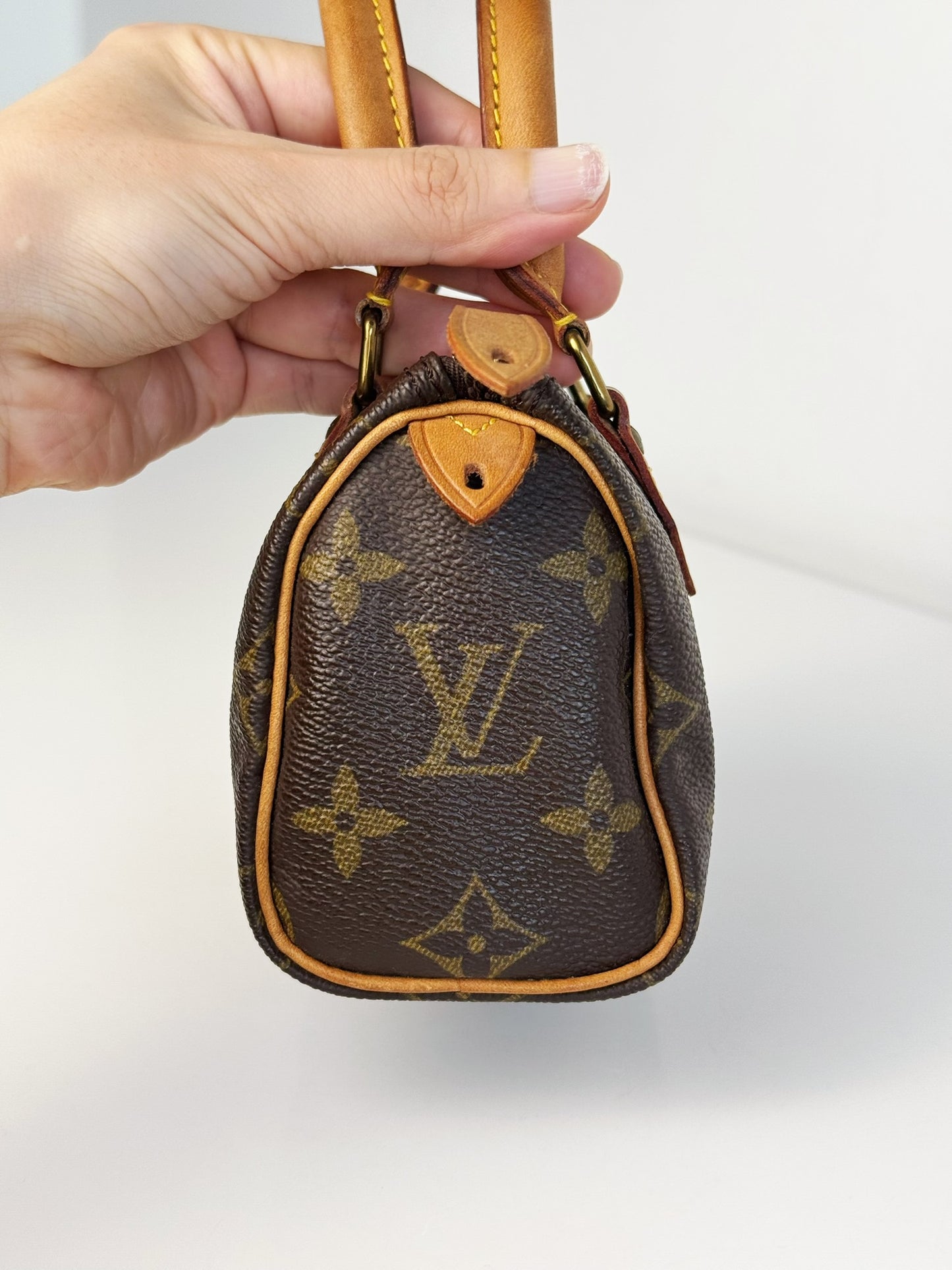Louis Vuitton Vintage Mini Speedy Handbag Crossbody Bag