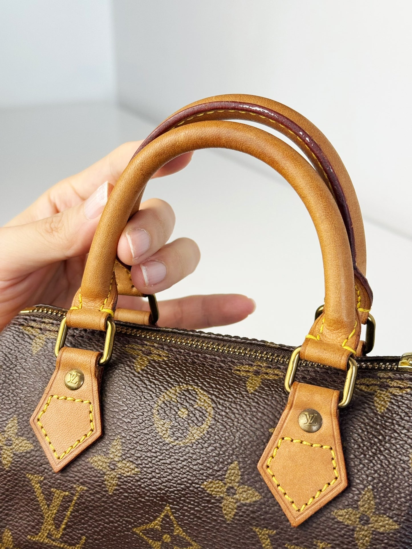 Louis Vuitton Vintage Mini Speedy Handbag Crossbody Bag