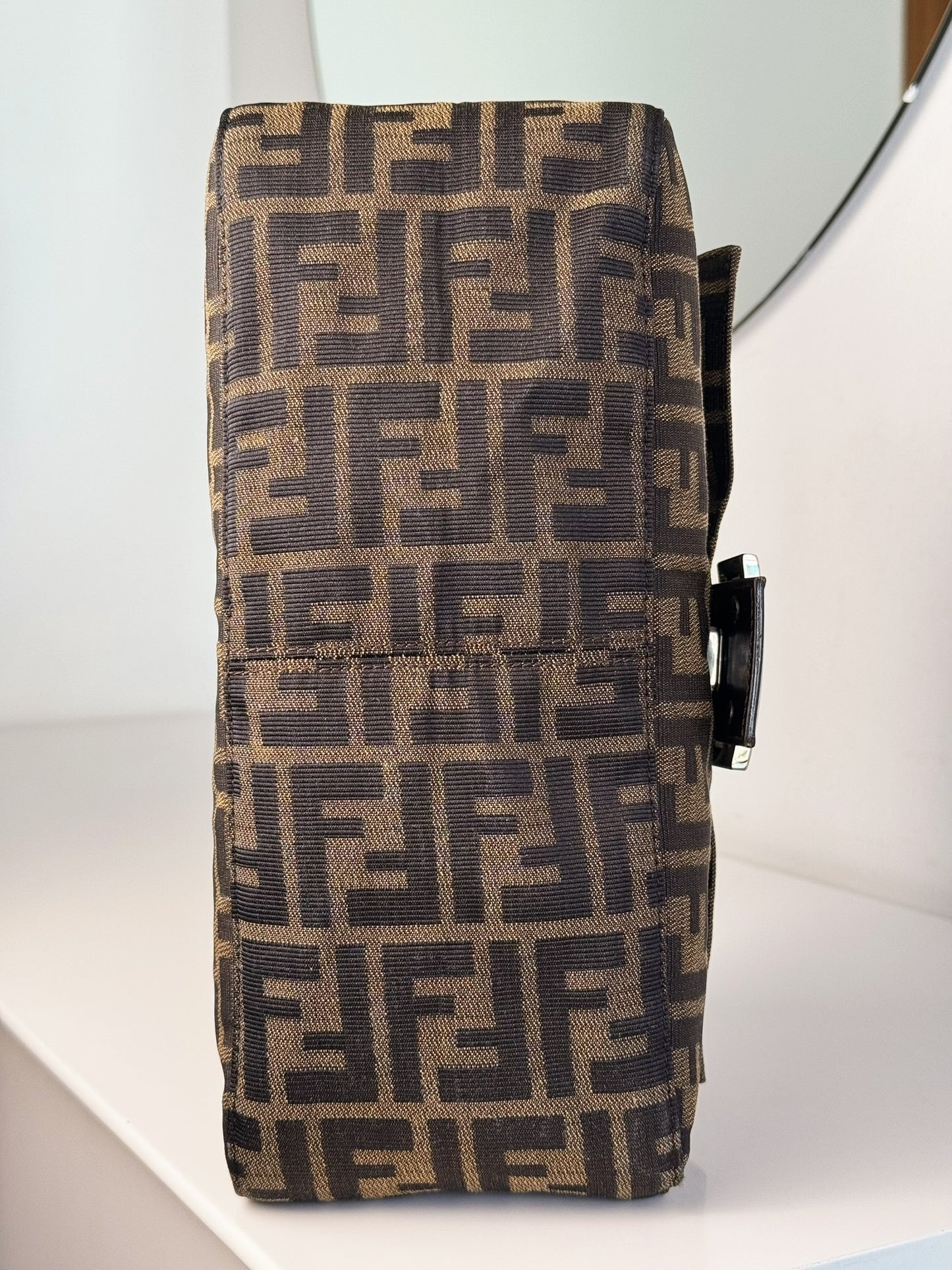 Fendi Vintage Zucca Mamma Baguette Shoulder Bag