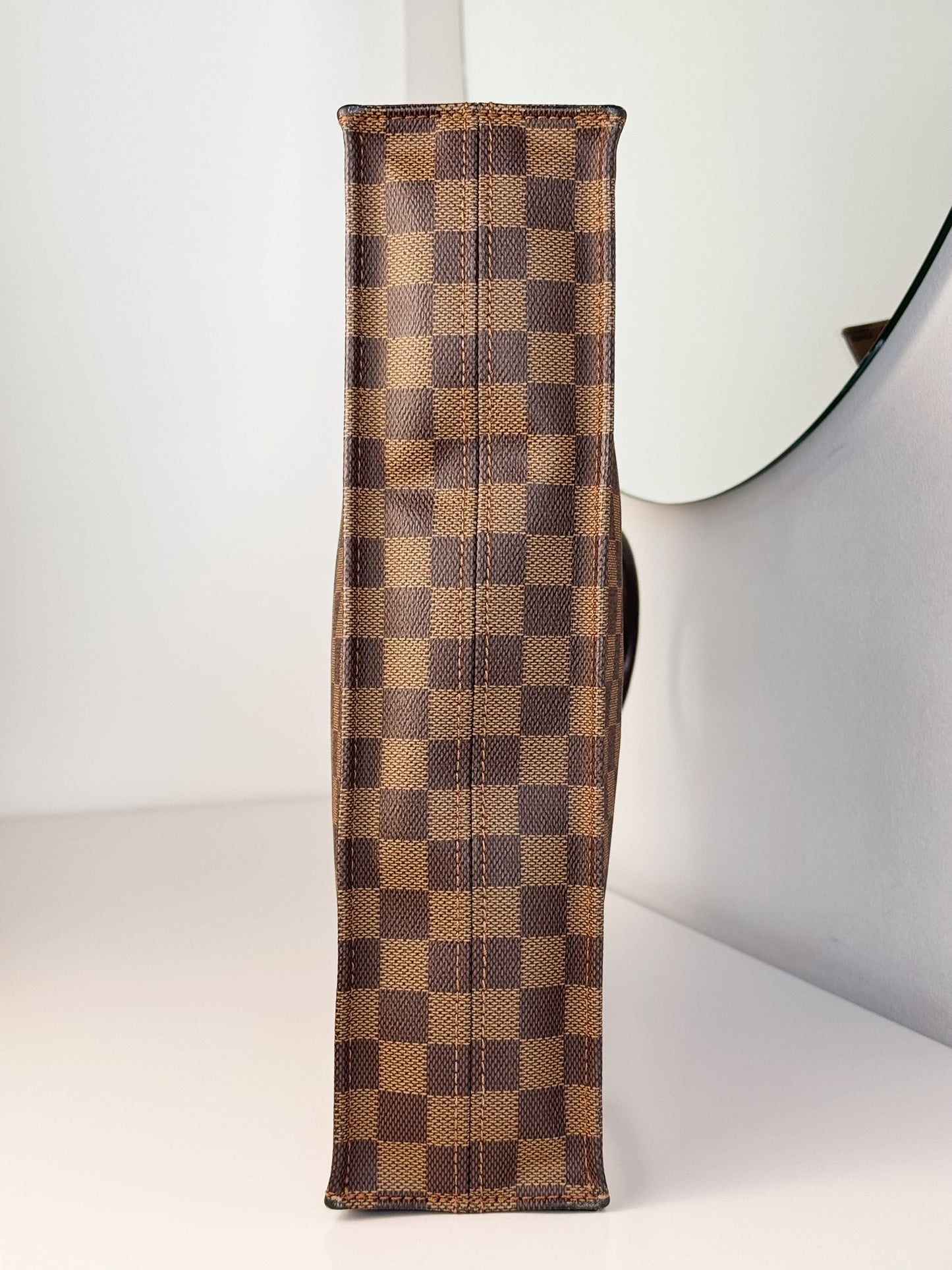 Louis Vuitton Vintage Damier Plat Sac Tote Crossbody Bag