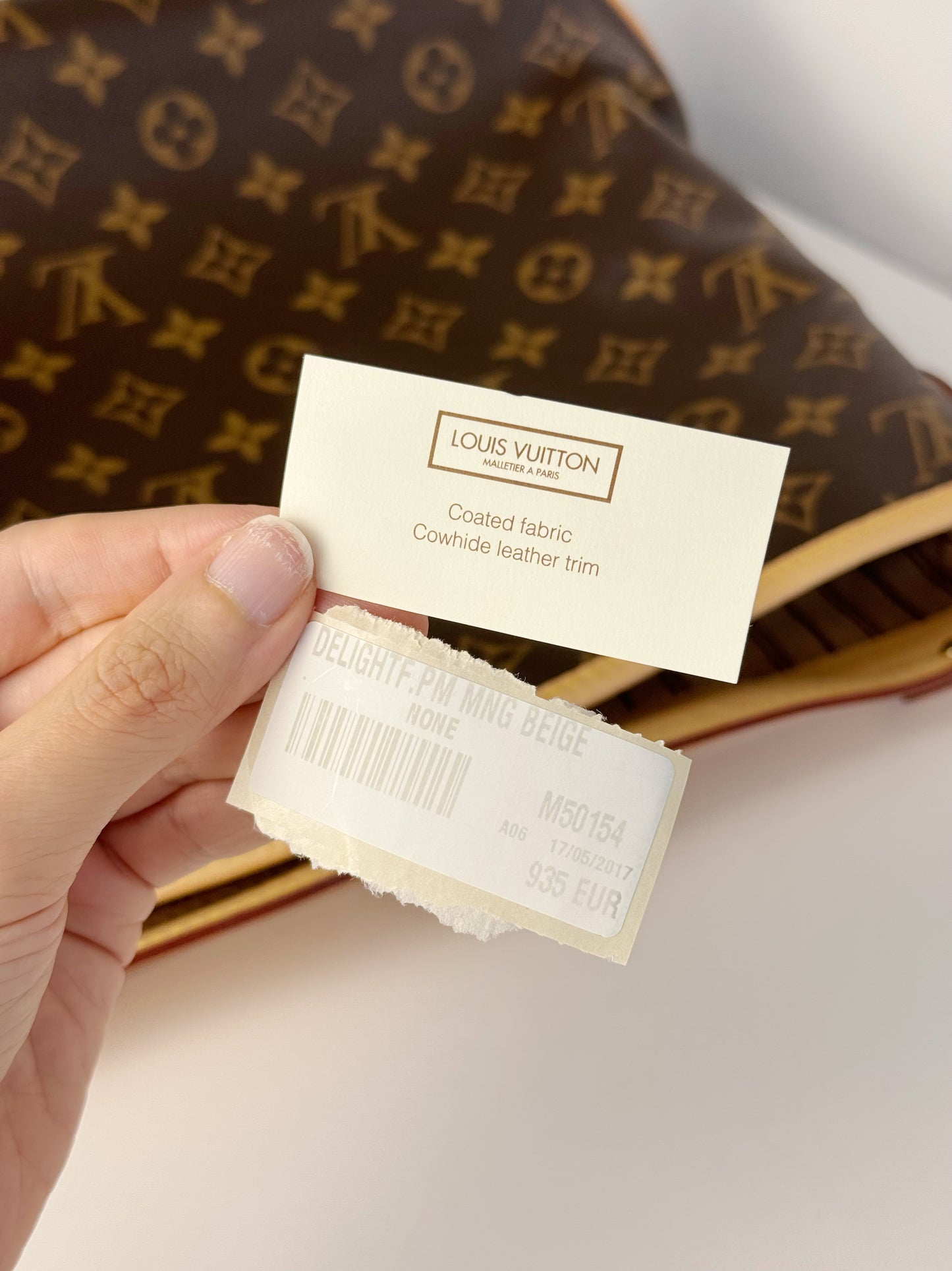 Louis Vuitton Vintage Delightful PM Tote Crossbody Bag