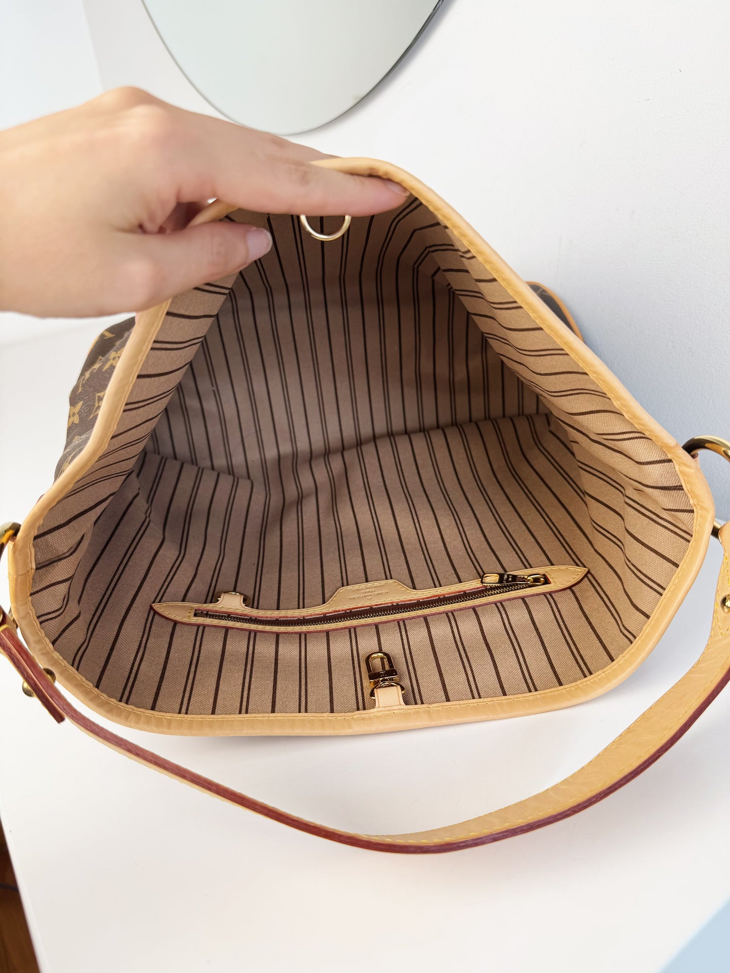 Louis Vuitton Vintage Delightful PM Tote Crossbody Bag