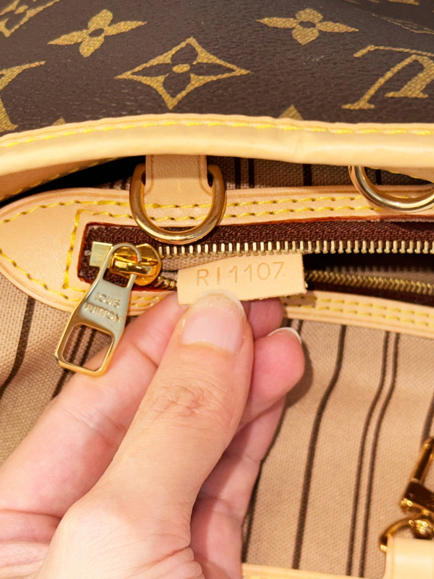 Louis Vuitton Vintage Delightful PM Tote Crossbody Bag