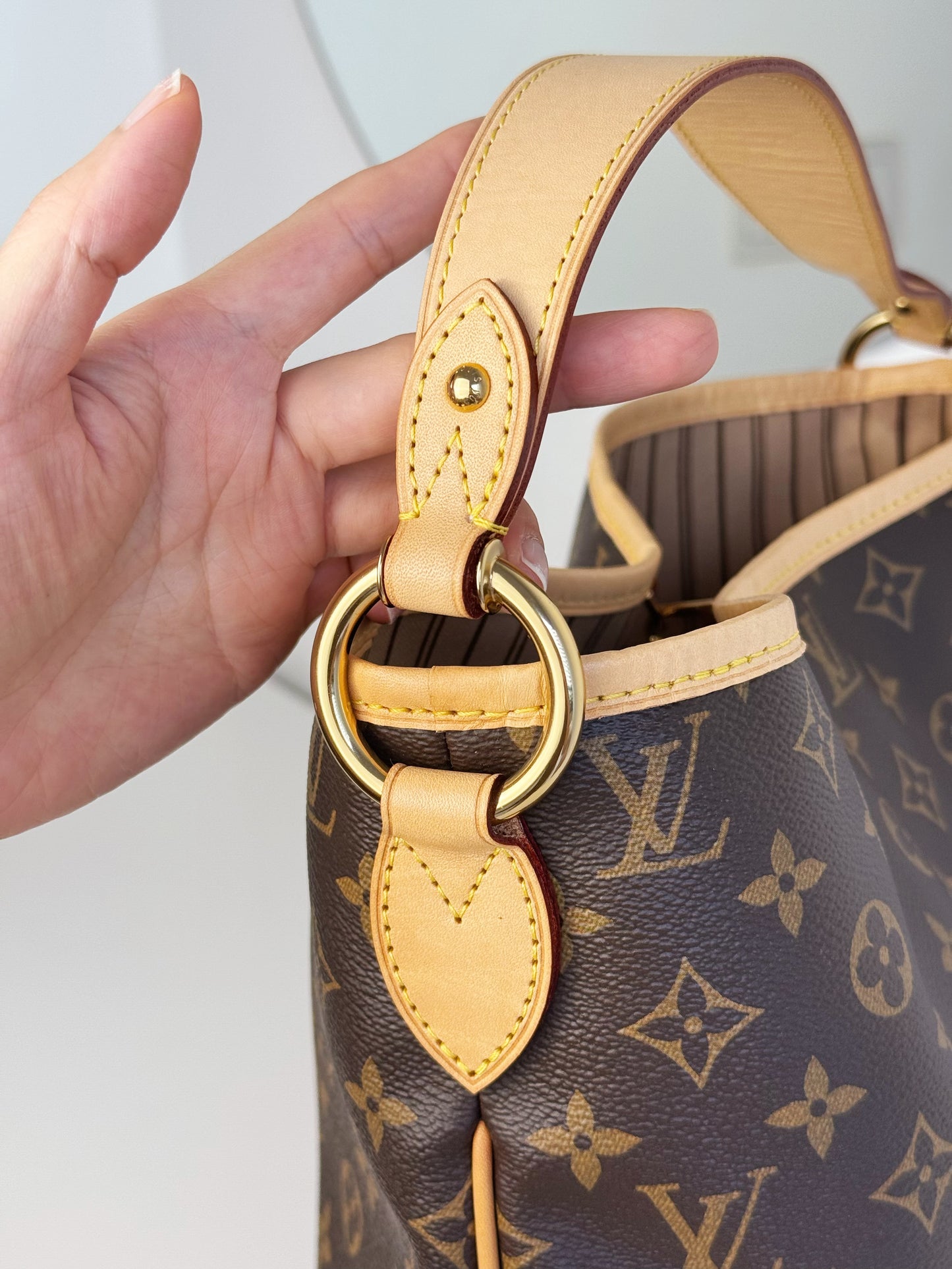 Louis Vuitton Vintage Delightful PM Tote Crossbody Bag