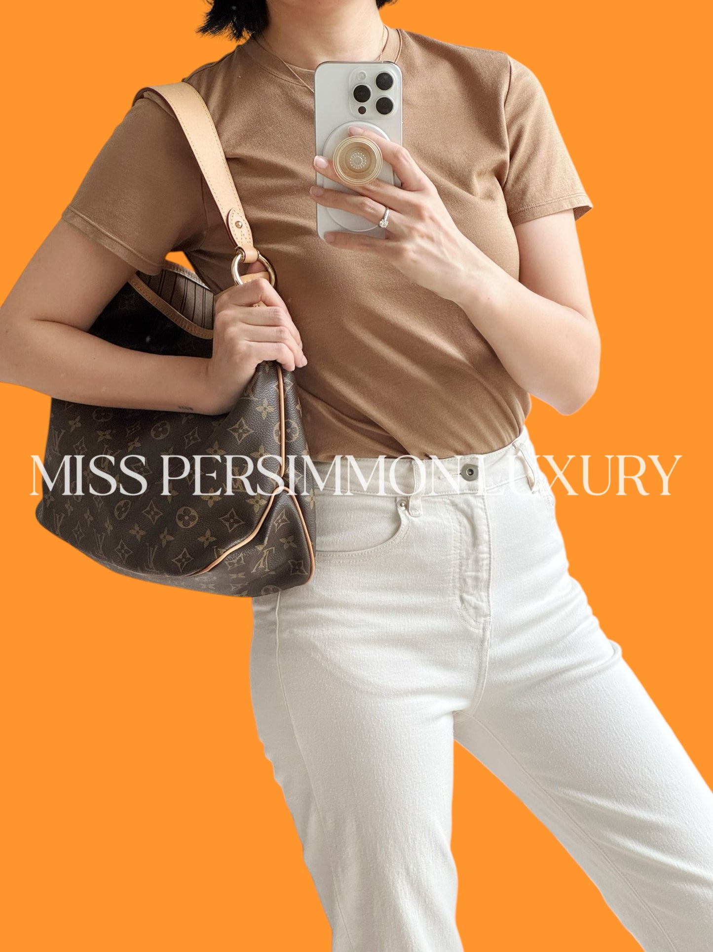 Louis Vuitton Vintage Delightful PM Tote Crossbody Bag
