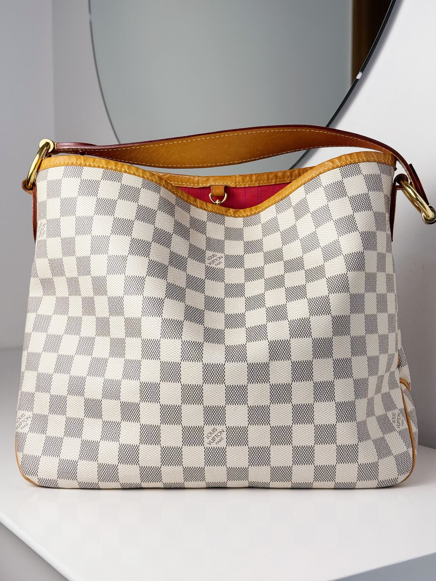 Louis Vuitton Vintage Azur Delightful PM Tote Crossbody Bag