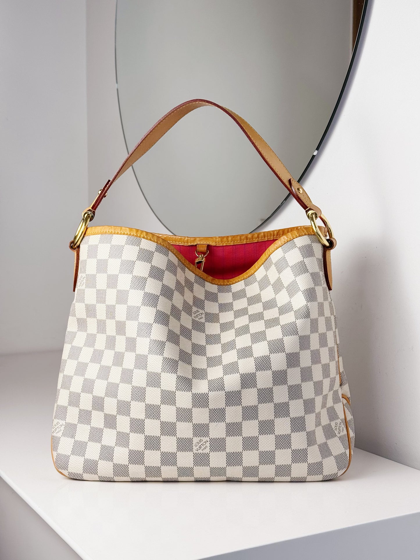 Louis Vuitton Vintage Azur Delightful PM Tote Crossbody Bag