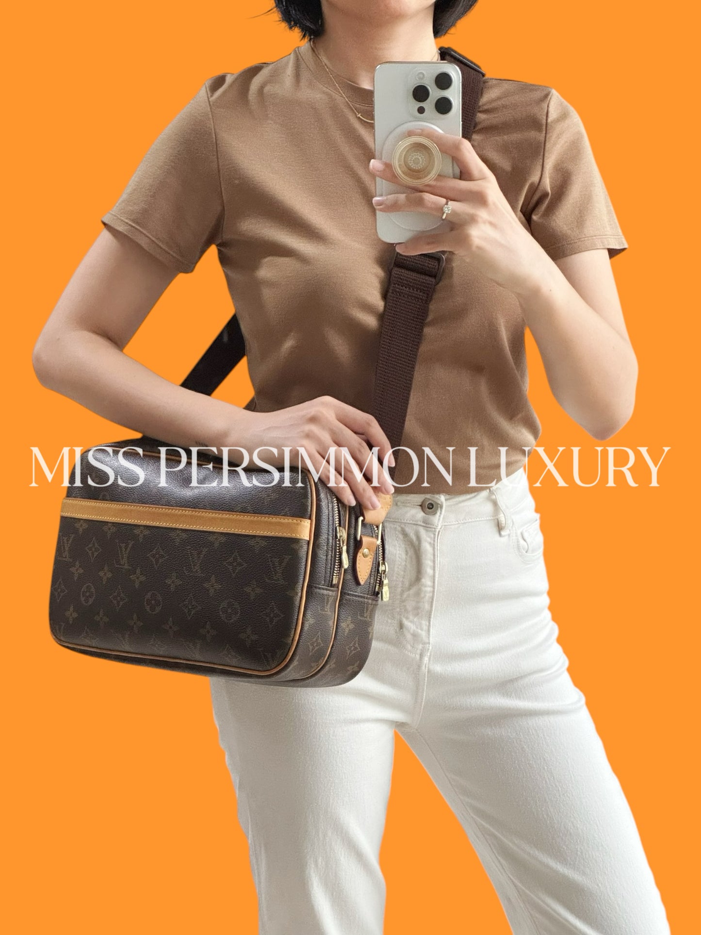 Louis Vuitton Vintage Reporter Shoulder Crossbody Bag