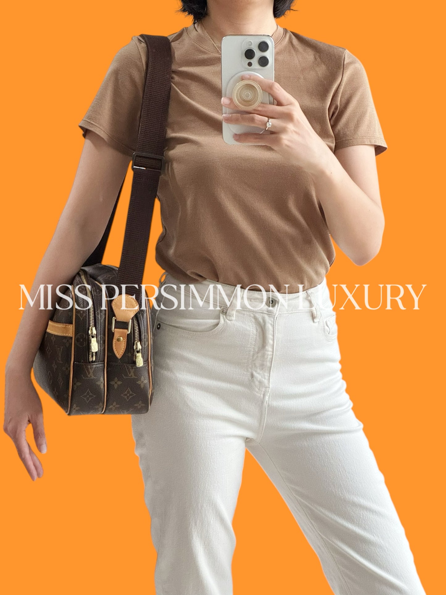 Louis Vuitton Vintage Reporter Shoulder Crossbody Bag