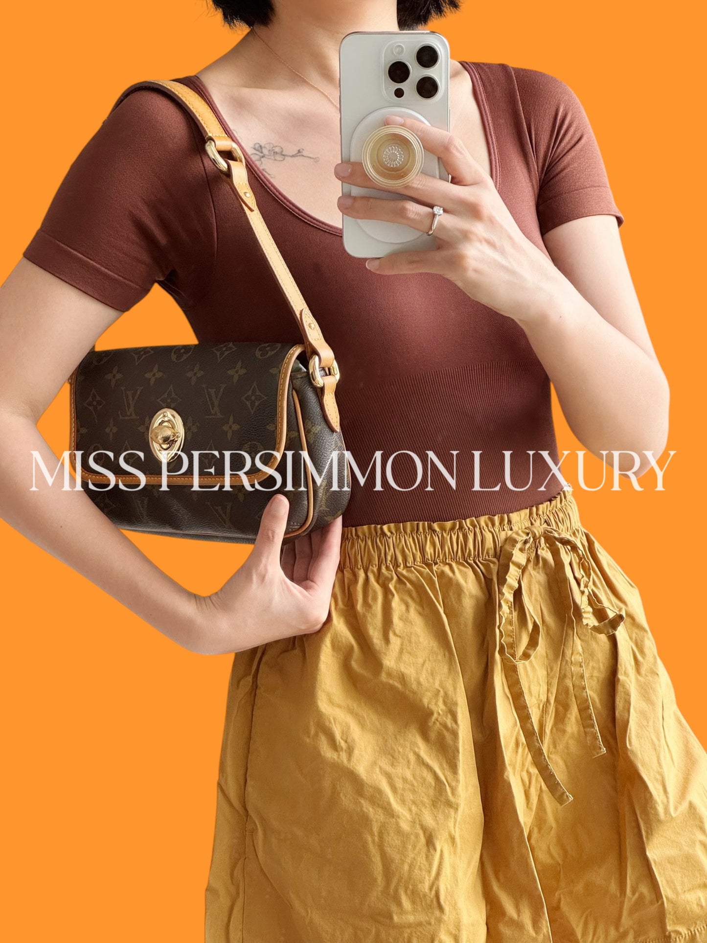 Louis Vuitton Vintage Tikal Shoulder Bag