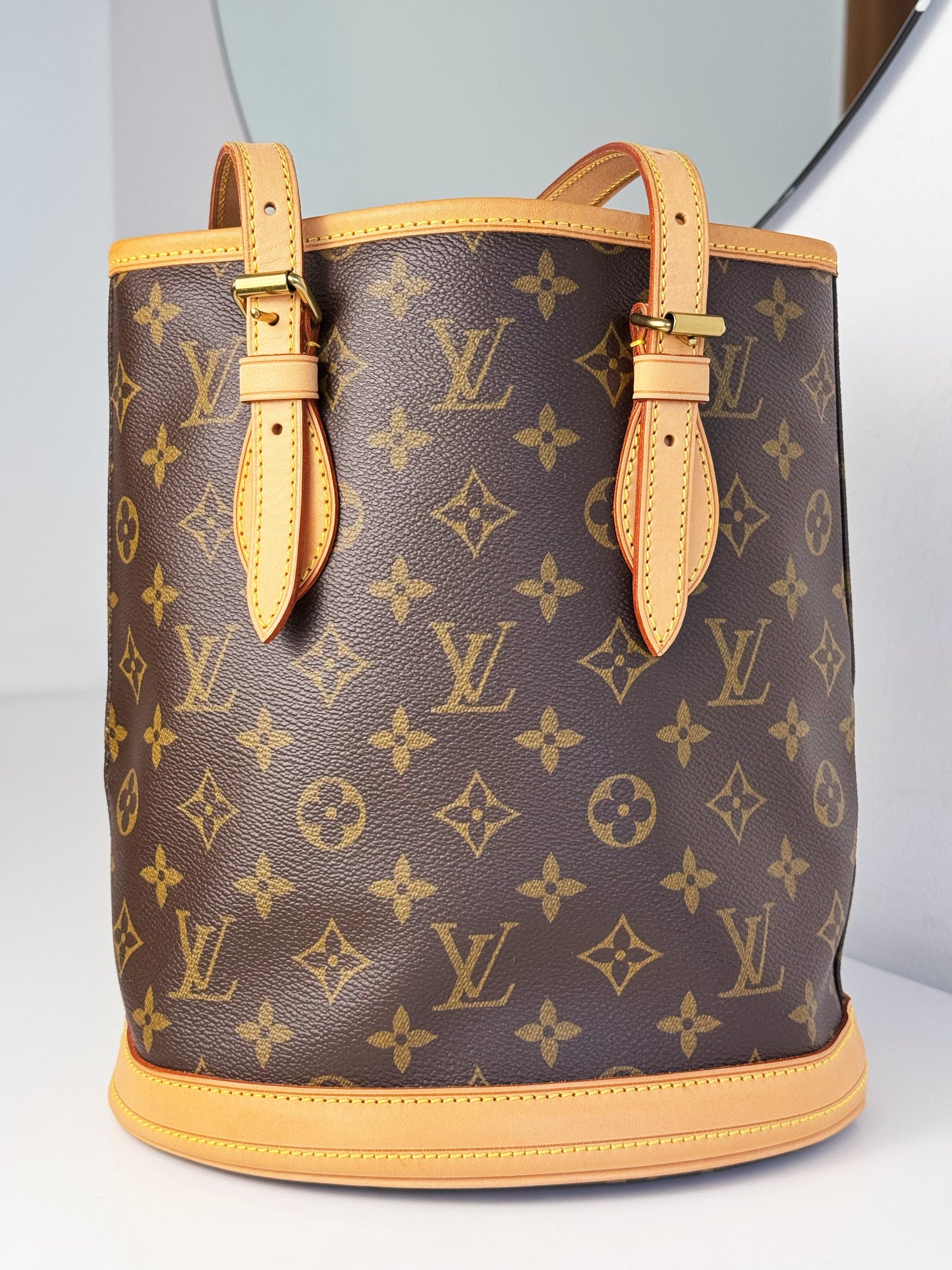 Louis Vuitton Vintage Marais Bucket Tote Shoulder Bag