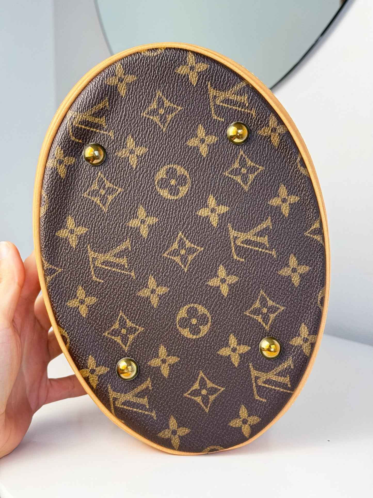 Louis Vuitton Vintage Marais Bucket Tote Shoulder Bag