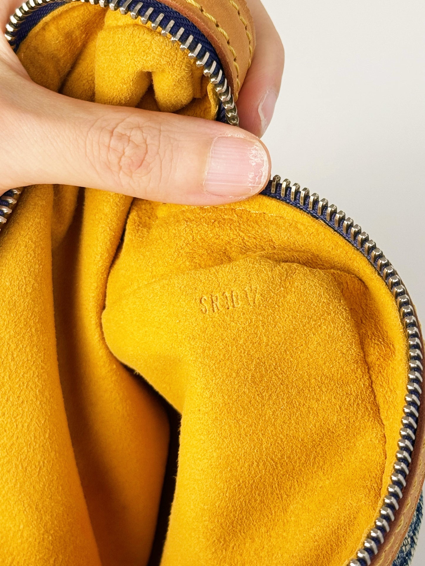Louis Vuitton Vintage Denim Camera Crossbody Bag