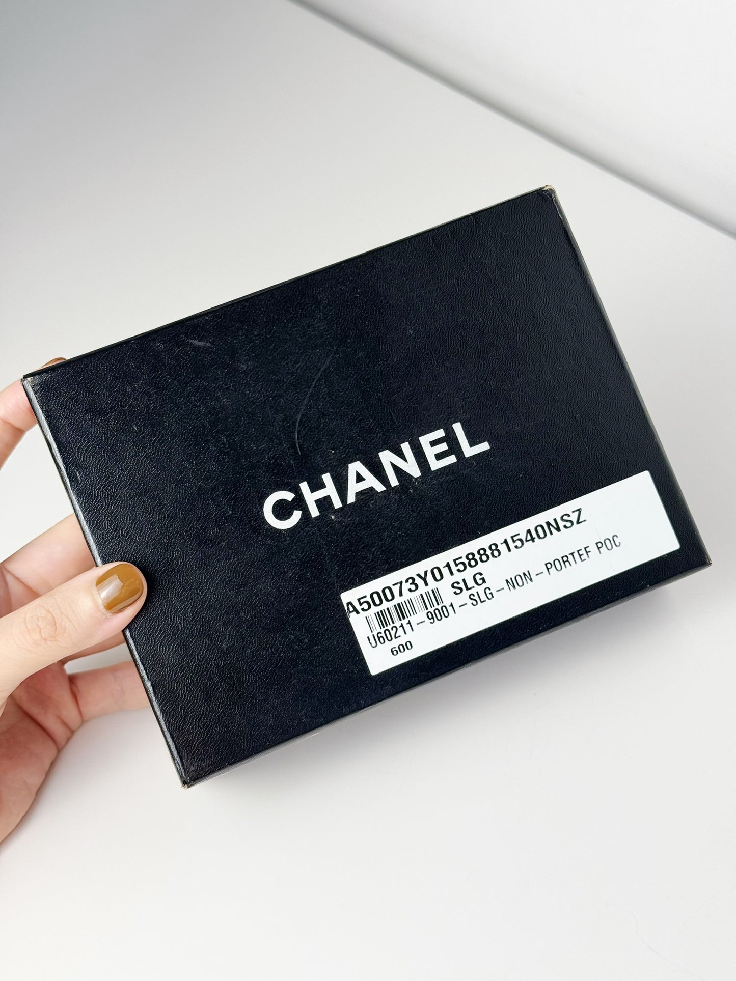 Chanel Red Caviar Skin Wallet