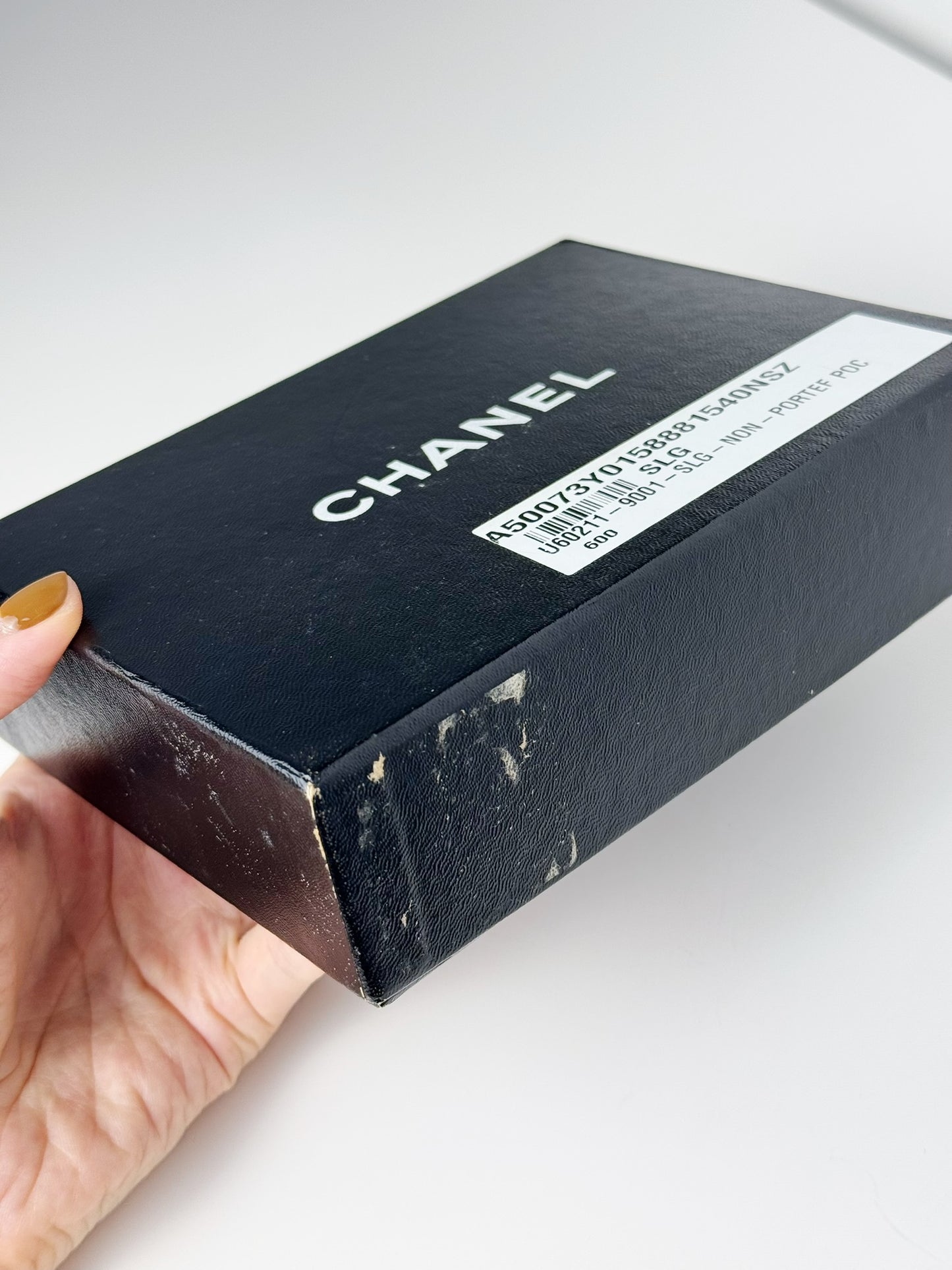 Chanel Red Caviar Skin Wallet