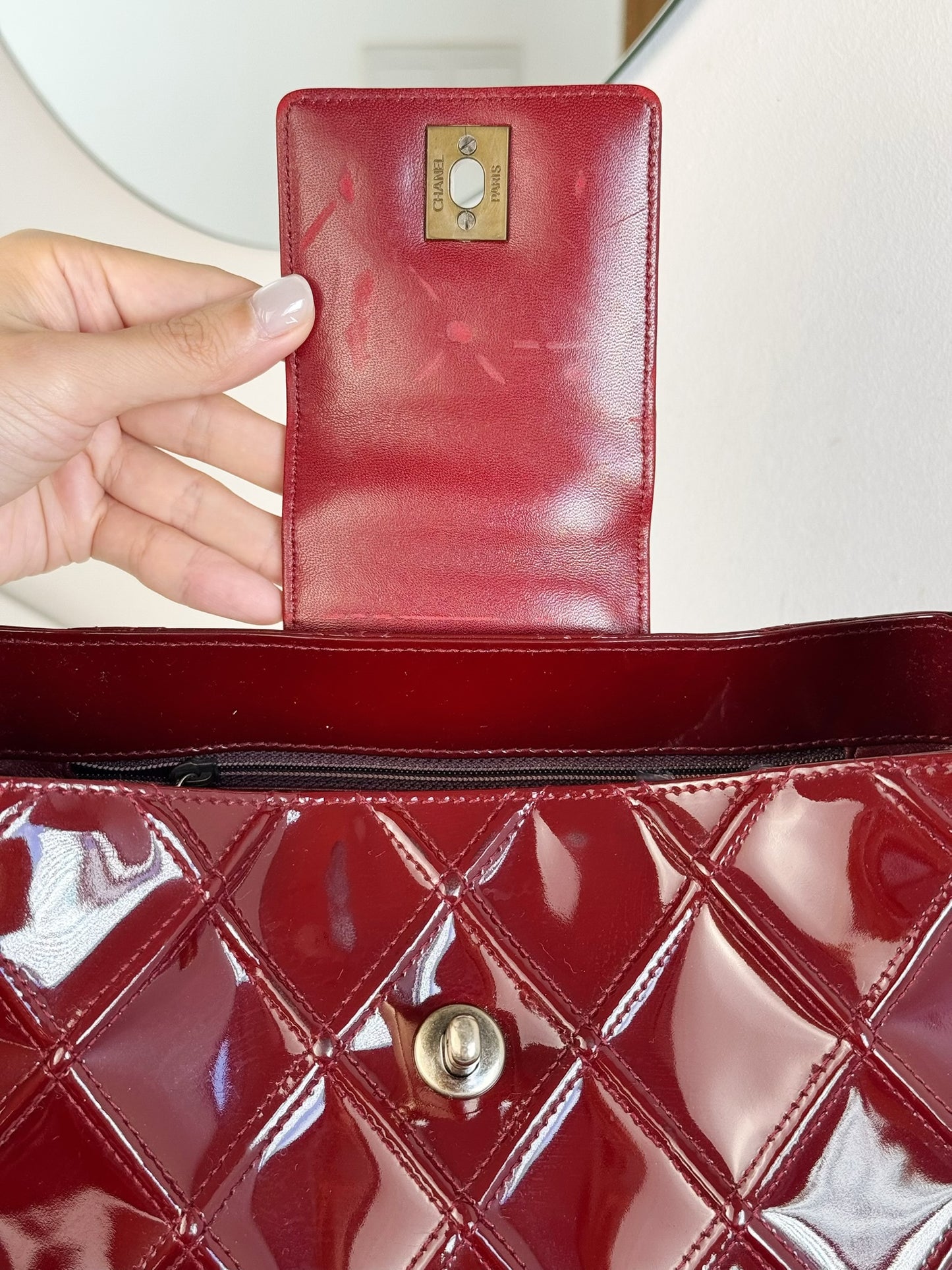 Chanel Vintage Patent Shoulder Bag