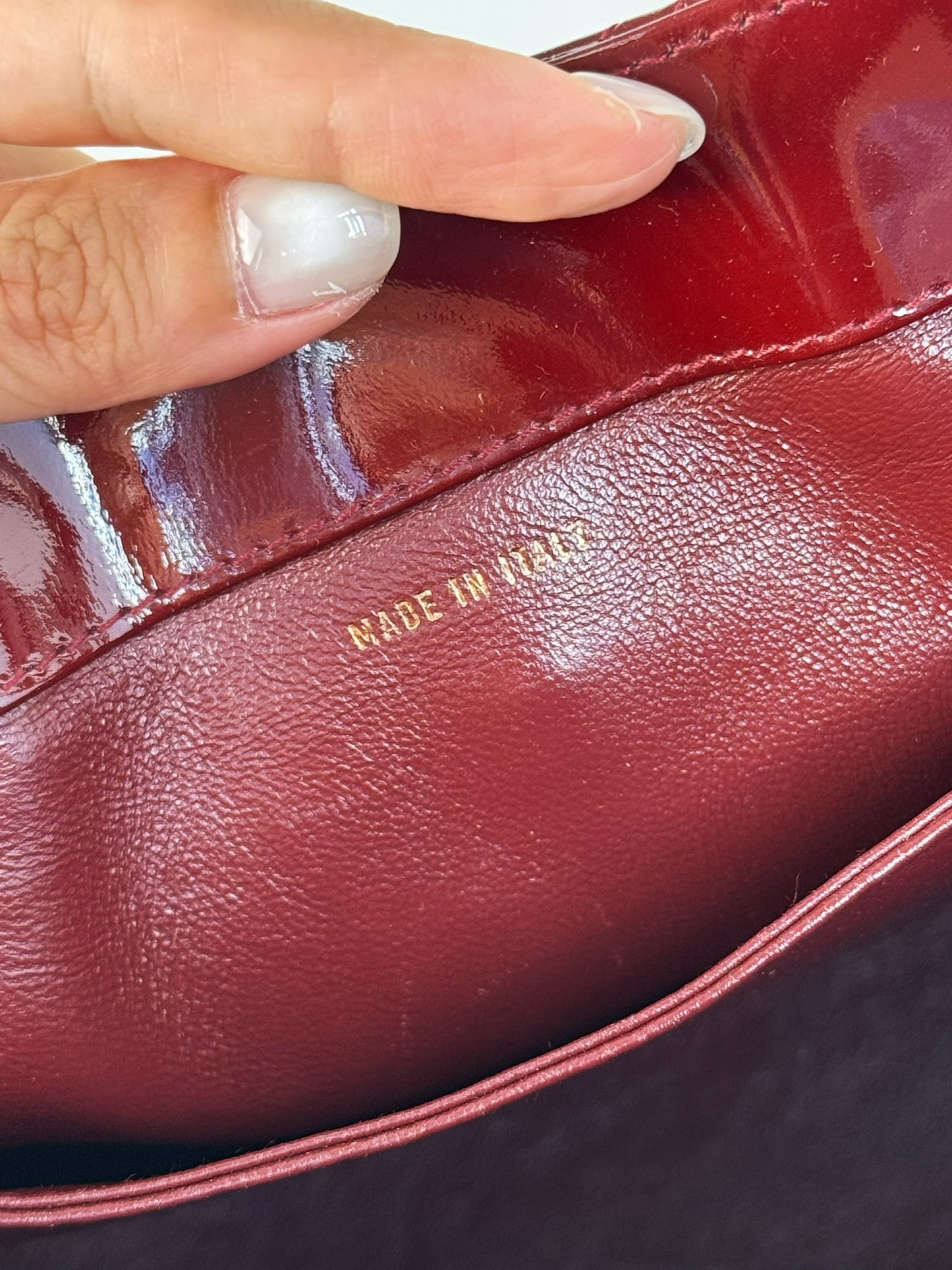 Chanel Vintage Patent Shoulder Bag