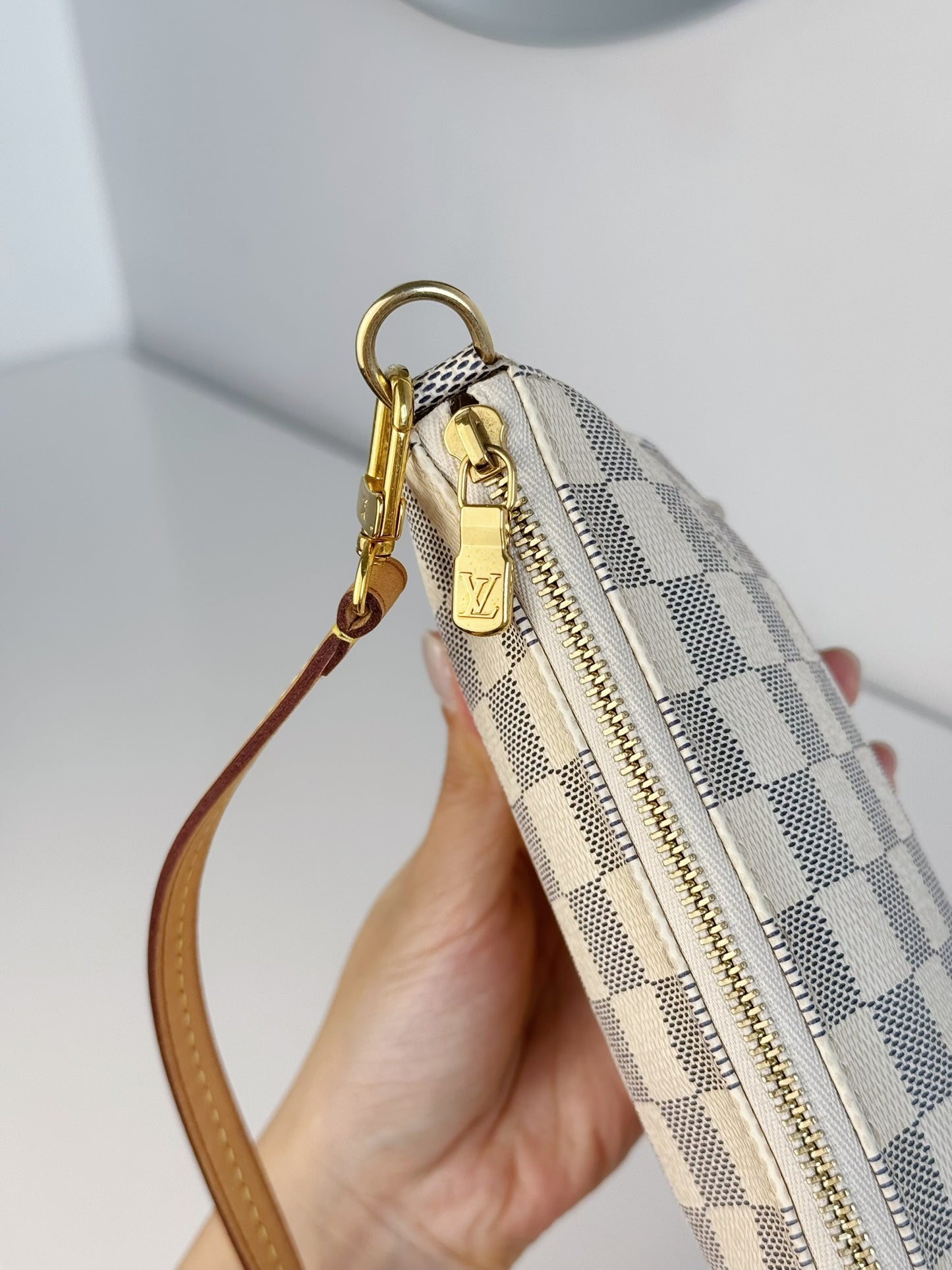Louis Vuitton Azur Pochette Accessoires Shoulder Crossbody Bag