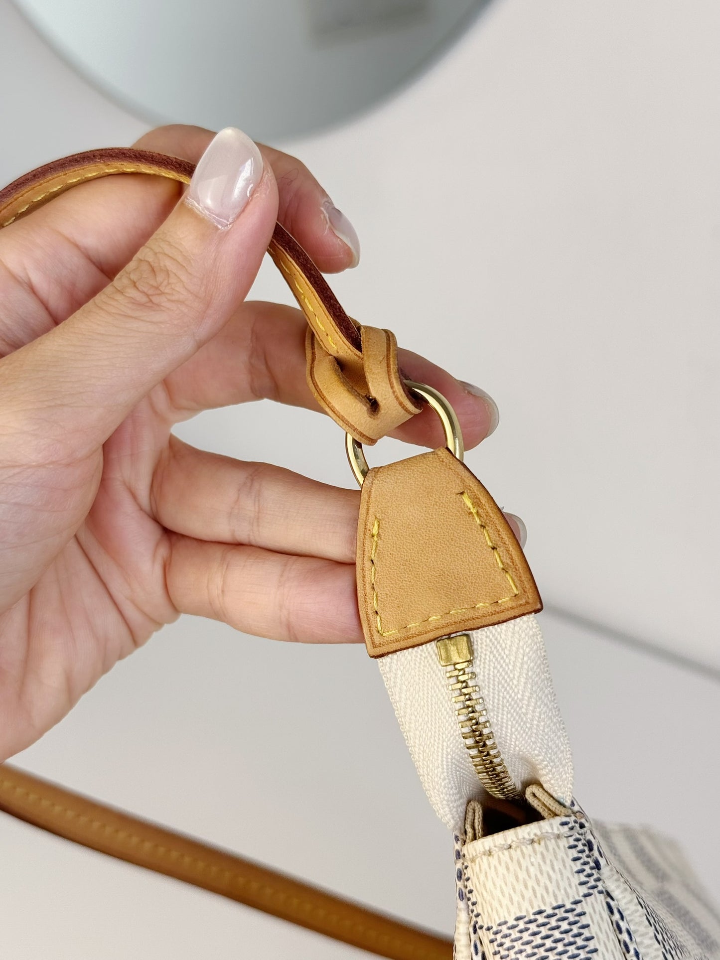 Louis Vuitton Azur Pochette Accessoires Shoulder Crossbody Bag