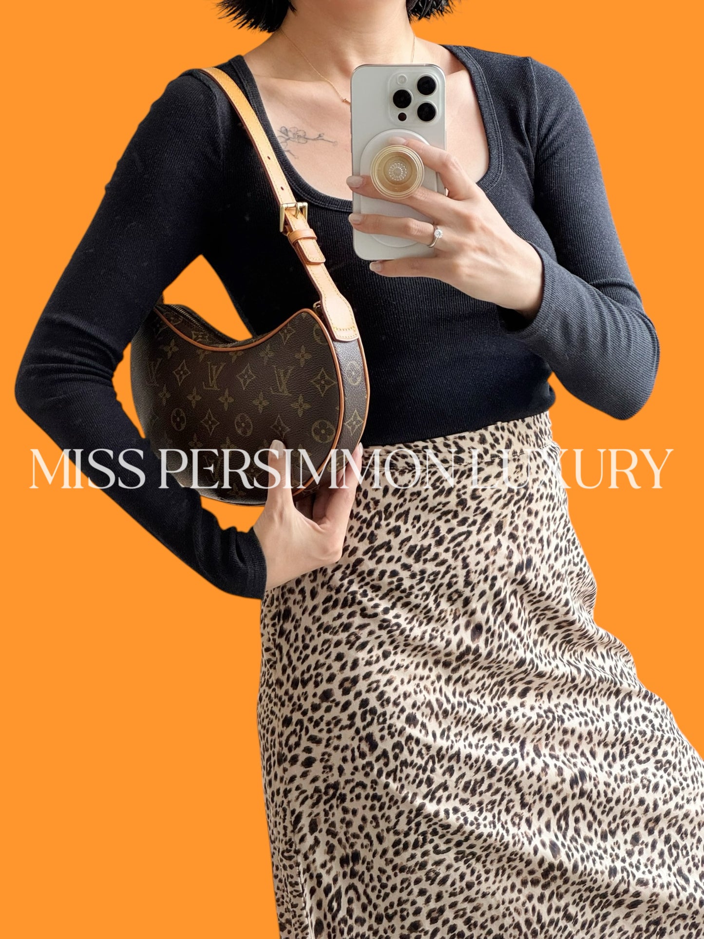 Louis Vuitton Vintage Croissant PM Shoulder Bag