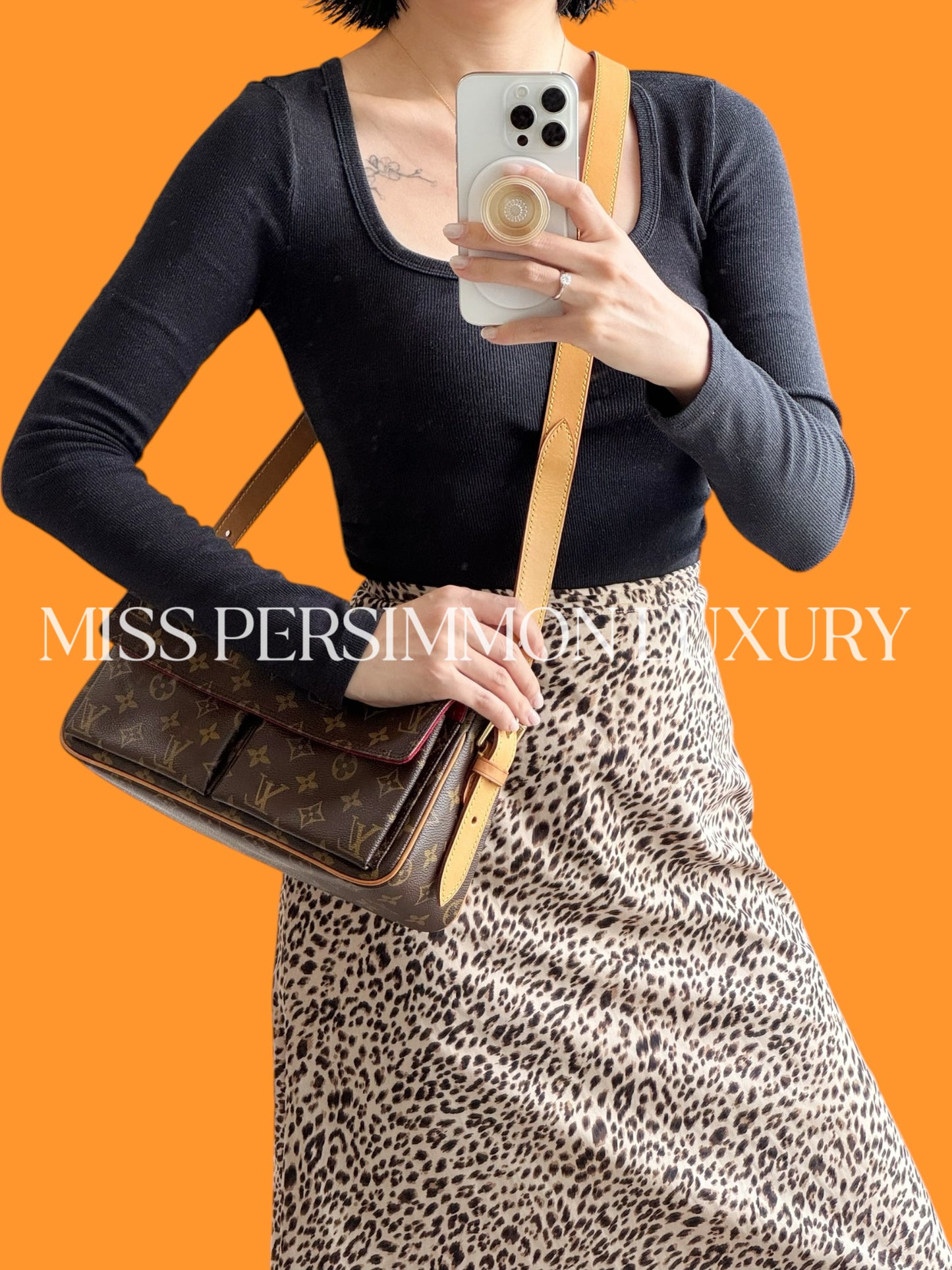 Louis Vuitton Viva Cite MM Shoulder Crossbody Bag