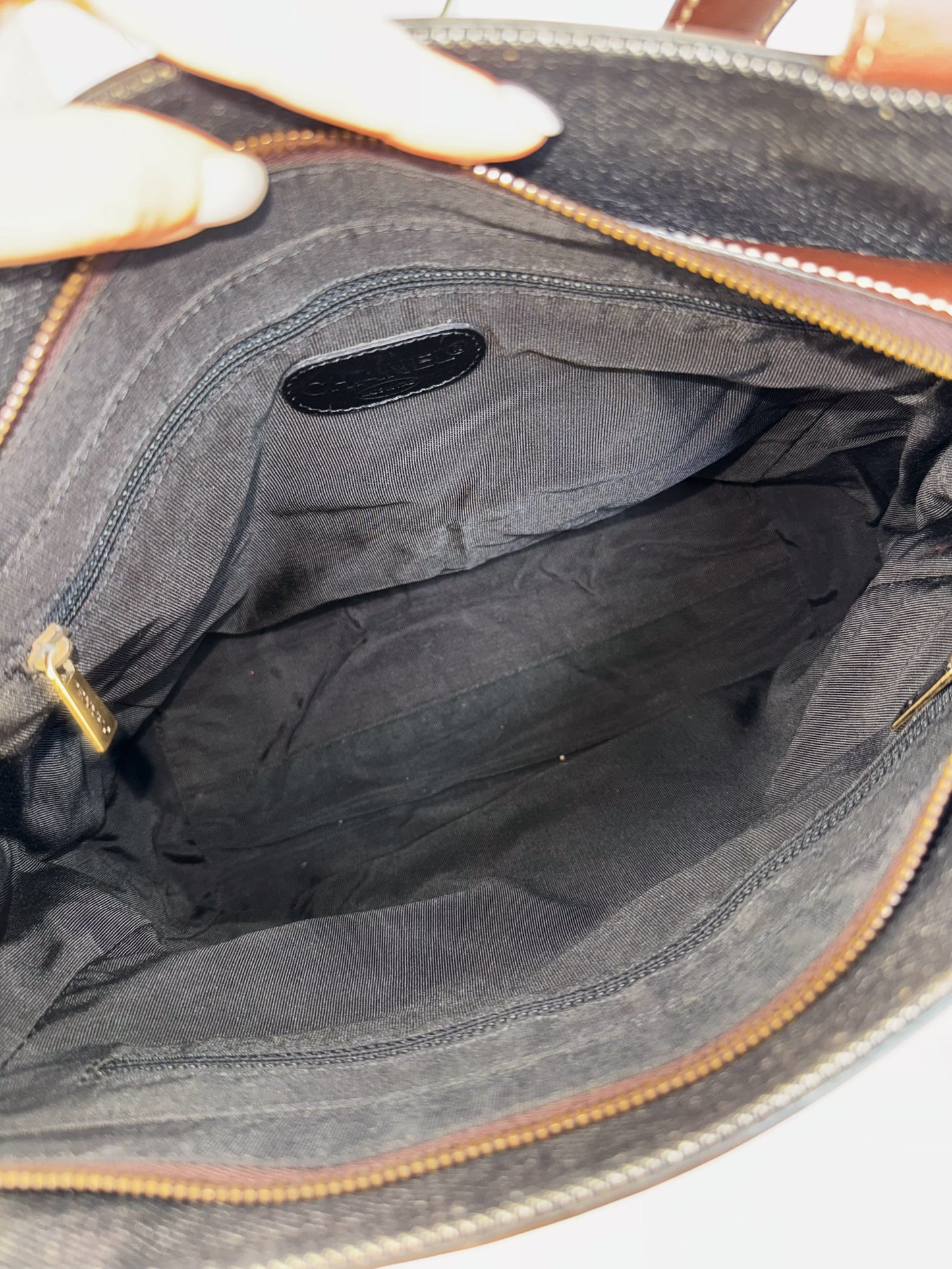 Chanel Vintage Denim Tote Shoulder Bag