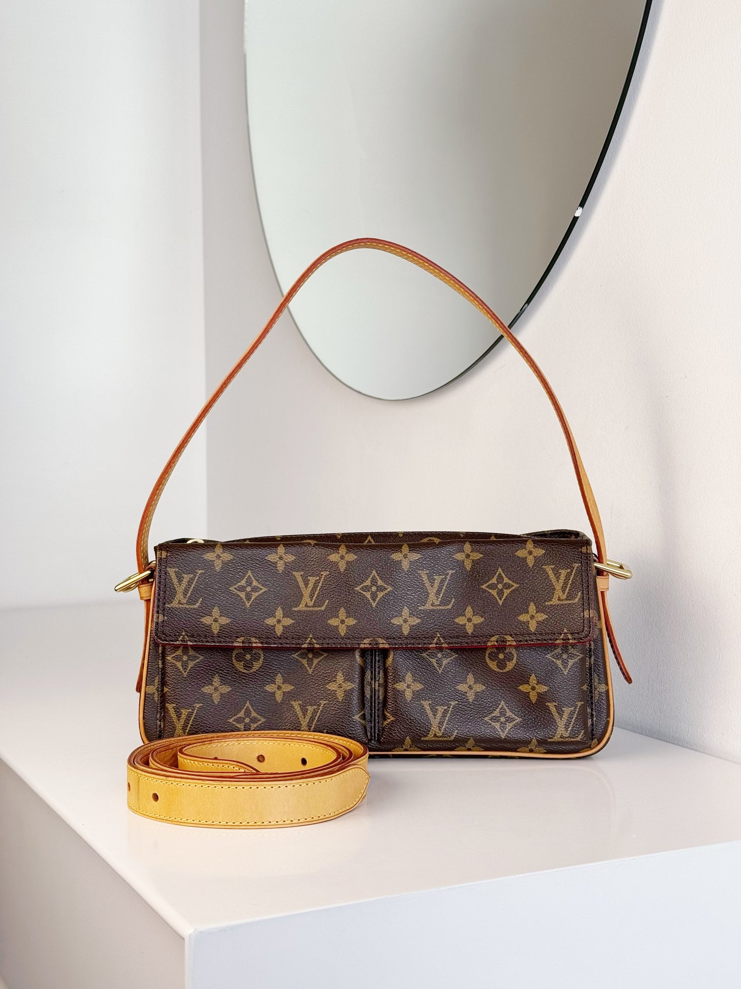 Louis Vuitton Viva Cite MM Shoulder Crossbody Bag
