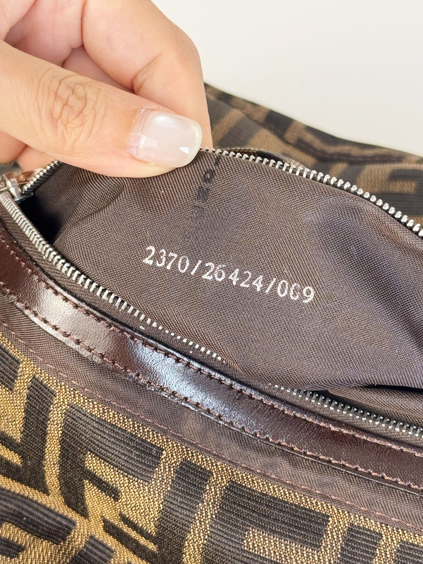 Fendi Vintage Zucca Baguette Shoulder Bag