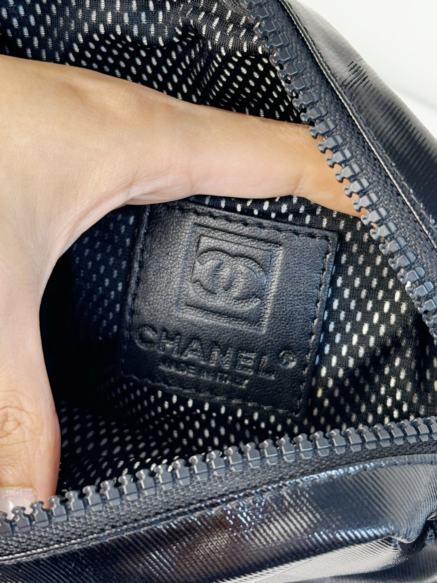 Chanel Vintage Coco Mark Camera Sport Line Shoulder Crossbody Bag