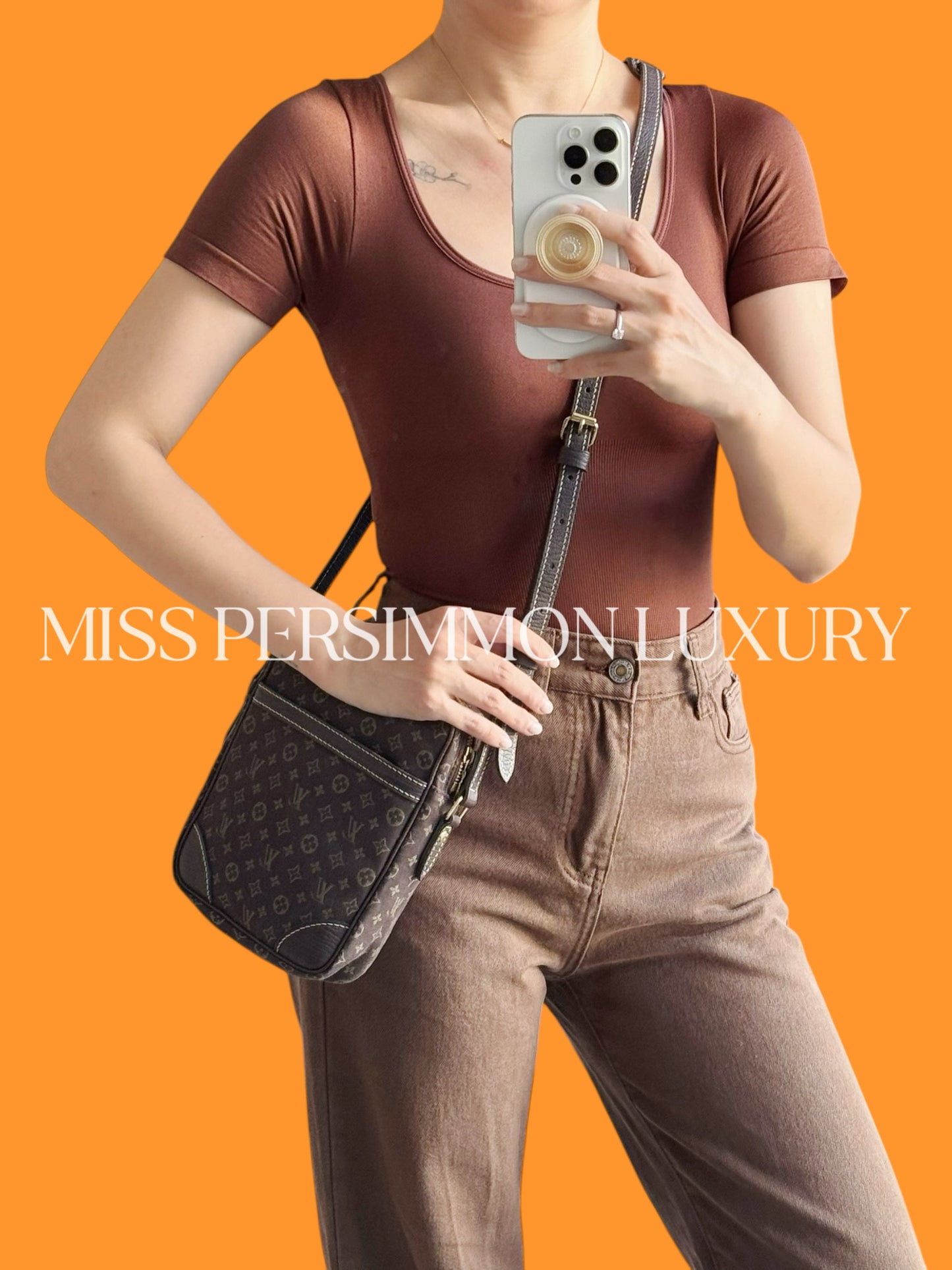 Louis Vuitton Denim Danube Crossbody Bag