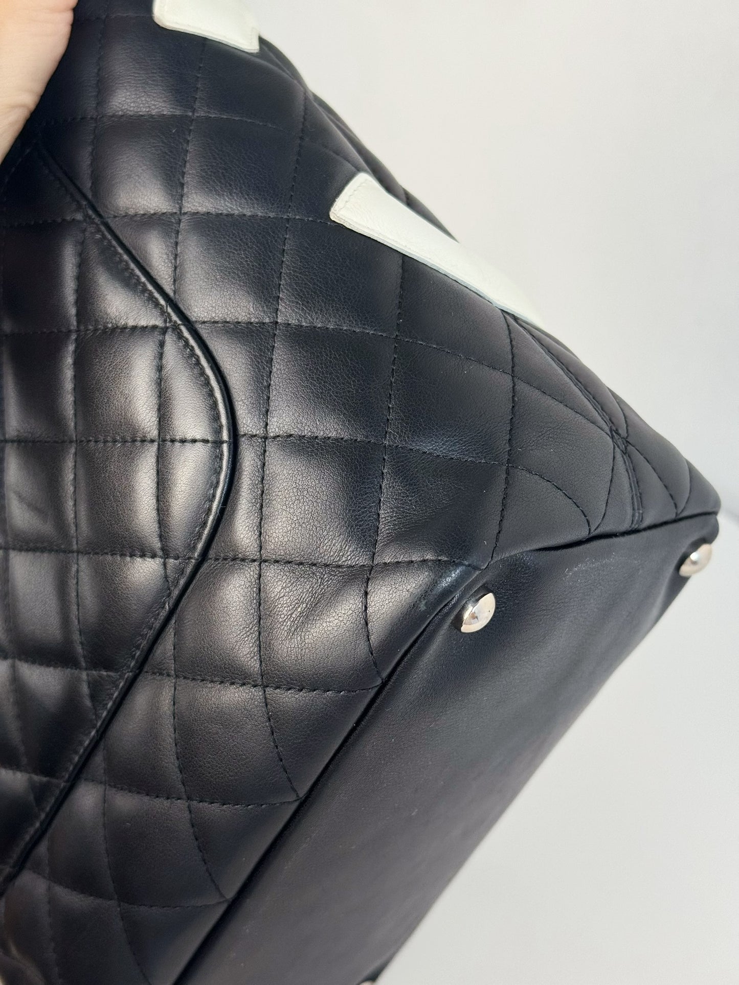 Chanel Vintage Cambon Shoulder Tote Bag