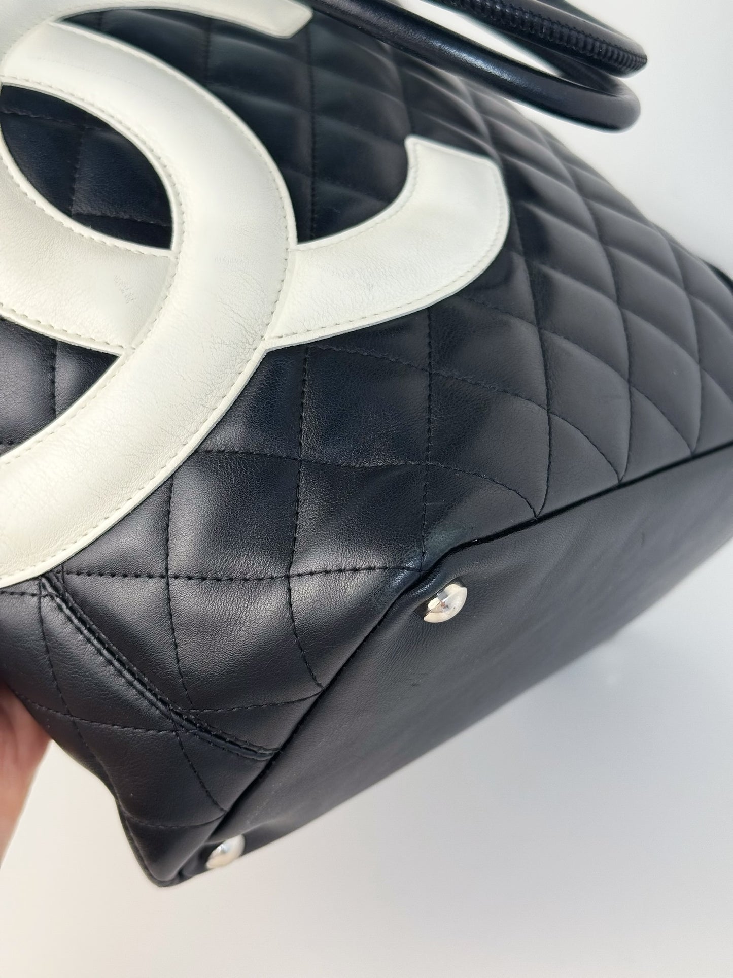 Chanel Vintage Cambon Shoulder Tote Bag