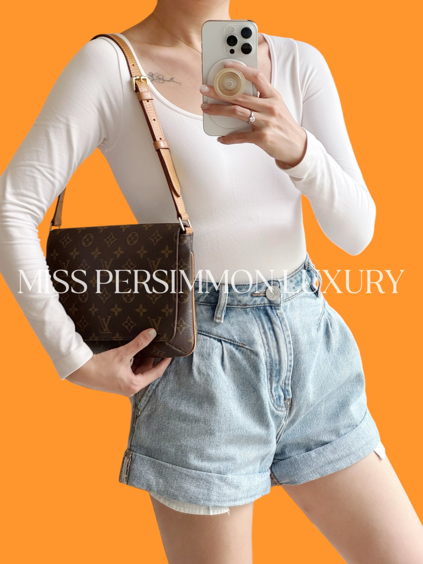 Louis Vuitton Musette Tango Shoulder Crossbody Bag
