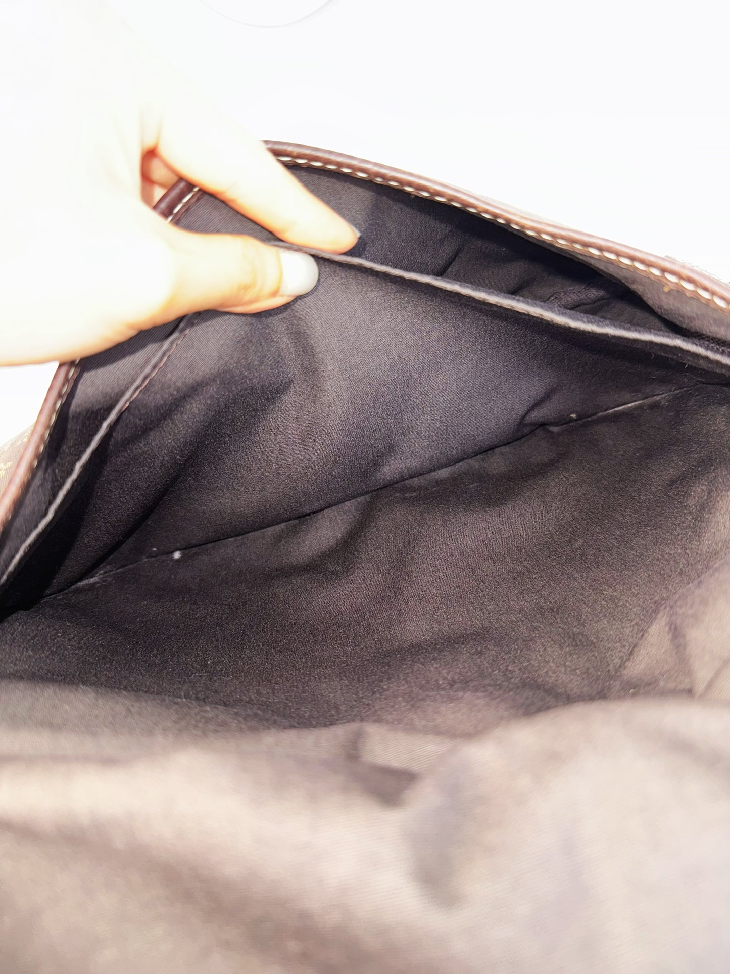 Louis Vuitton Vintage Denim Saumur 30 Shoulder Crossbody Bag