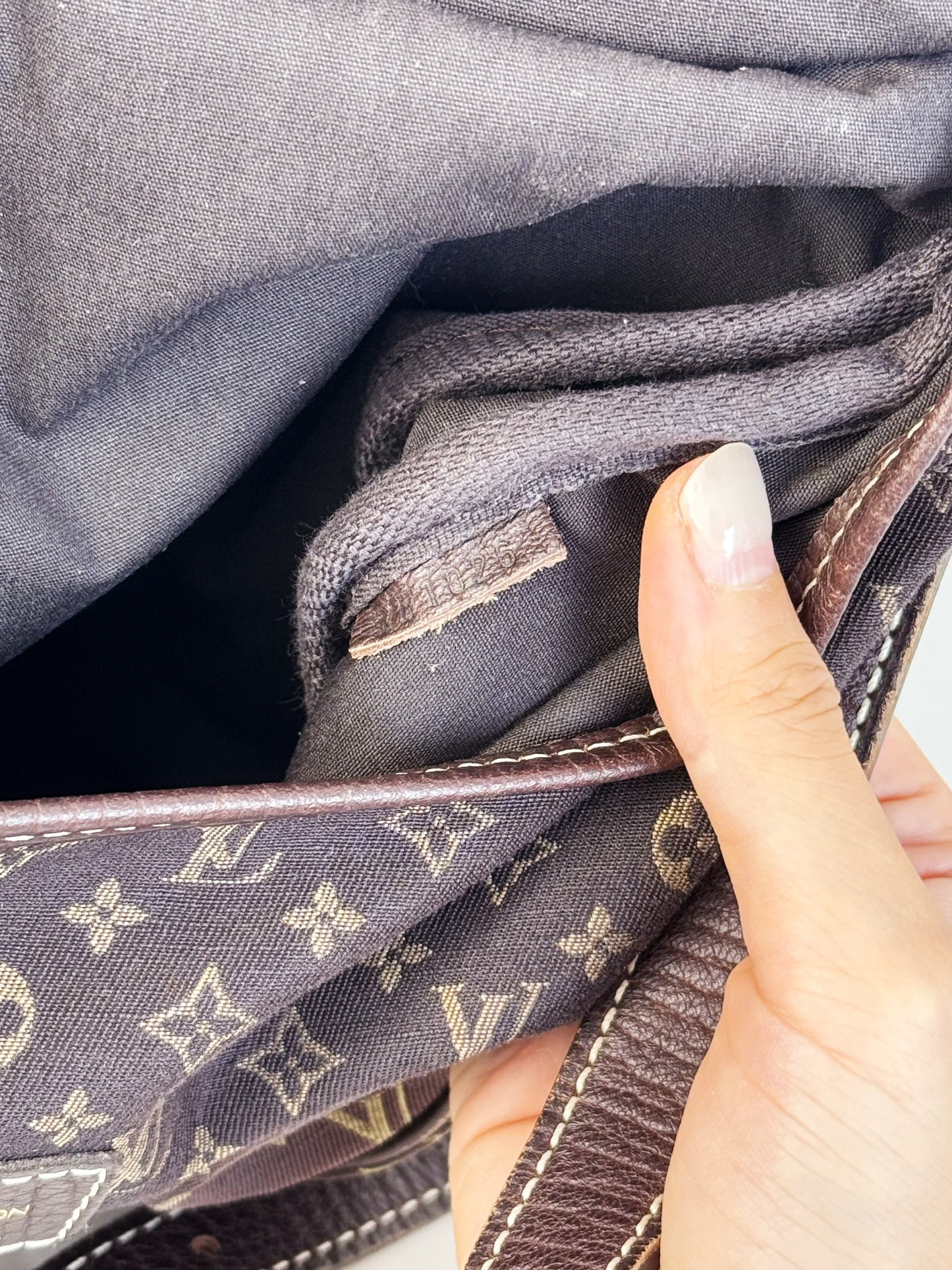 Louis Vuitton Vintage Denim Saumur 30 Shoulder Crossbody Bag