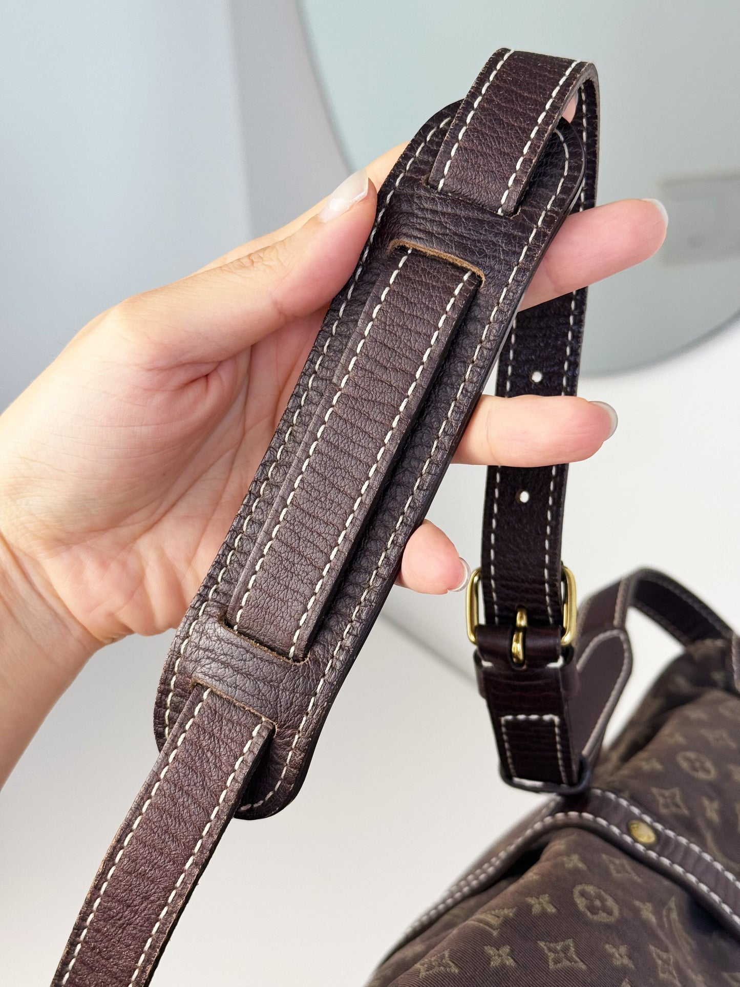 Louis Vuitton Vintage Denim Saumur 30 Shoulder Crossbody Bag