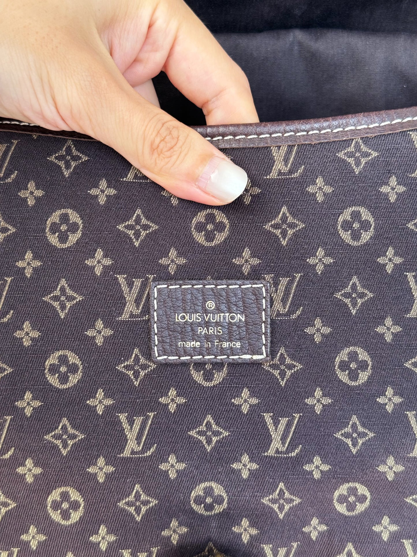 Louis Vuitton Vintage Denim Saumur 30 Shoulder Crossbody Bag