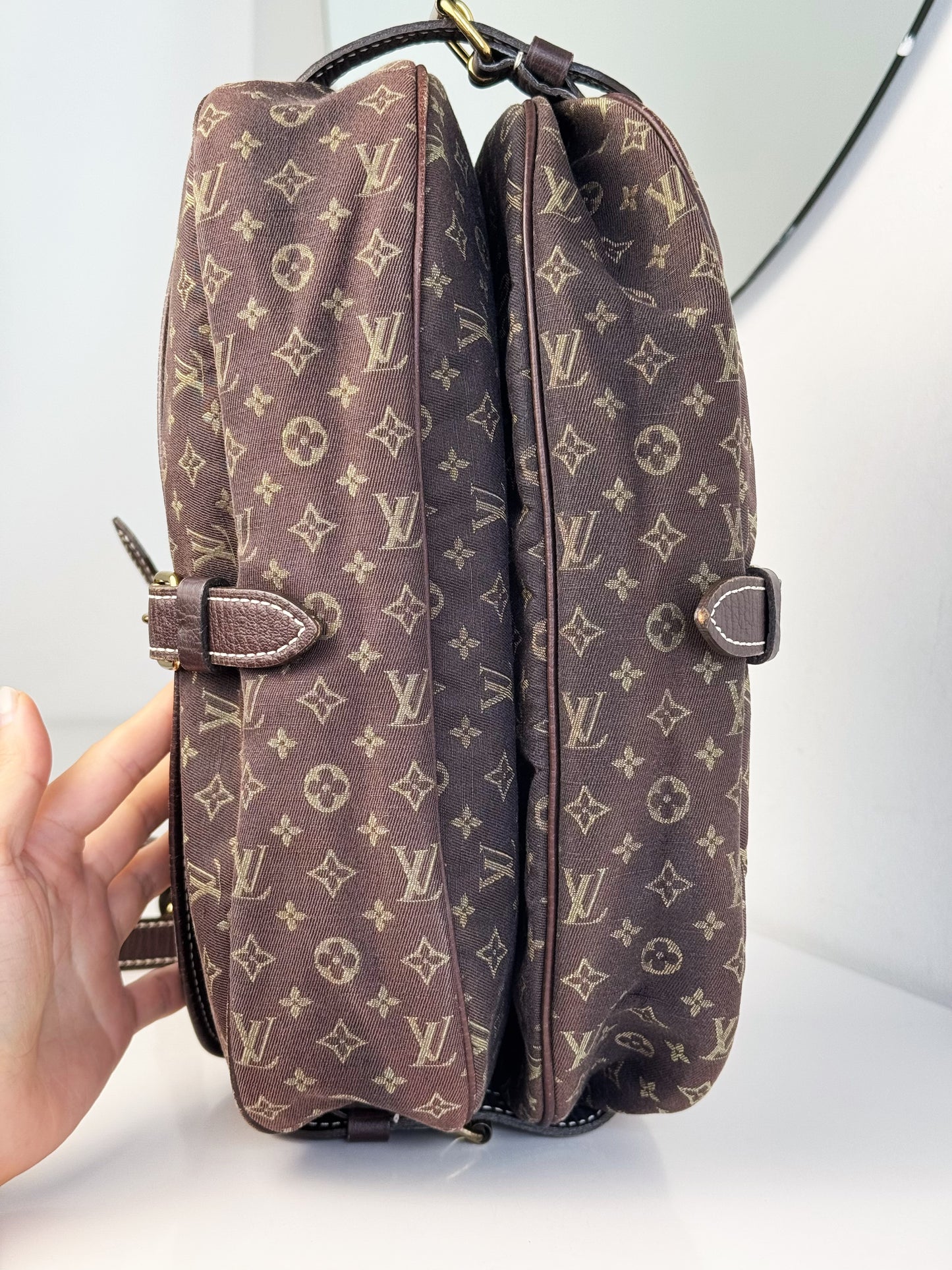 Louis Vuitton Vintage Denim Saumur 30 Shoulder Crossbody Bag