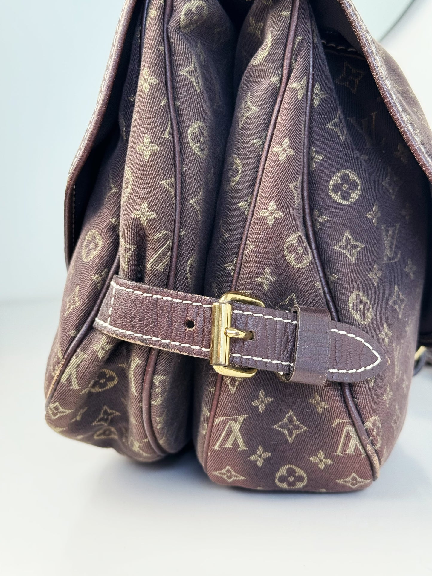 Louis Vuitton Vintage Denim Saumur 30 Shoulder Crossbody Bag