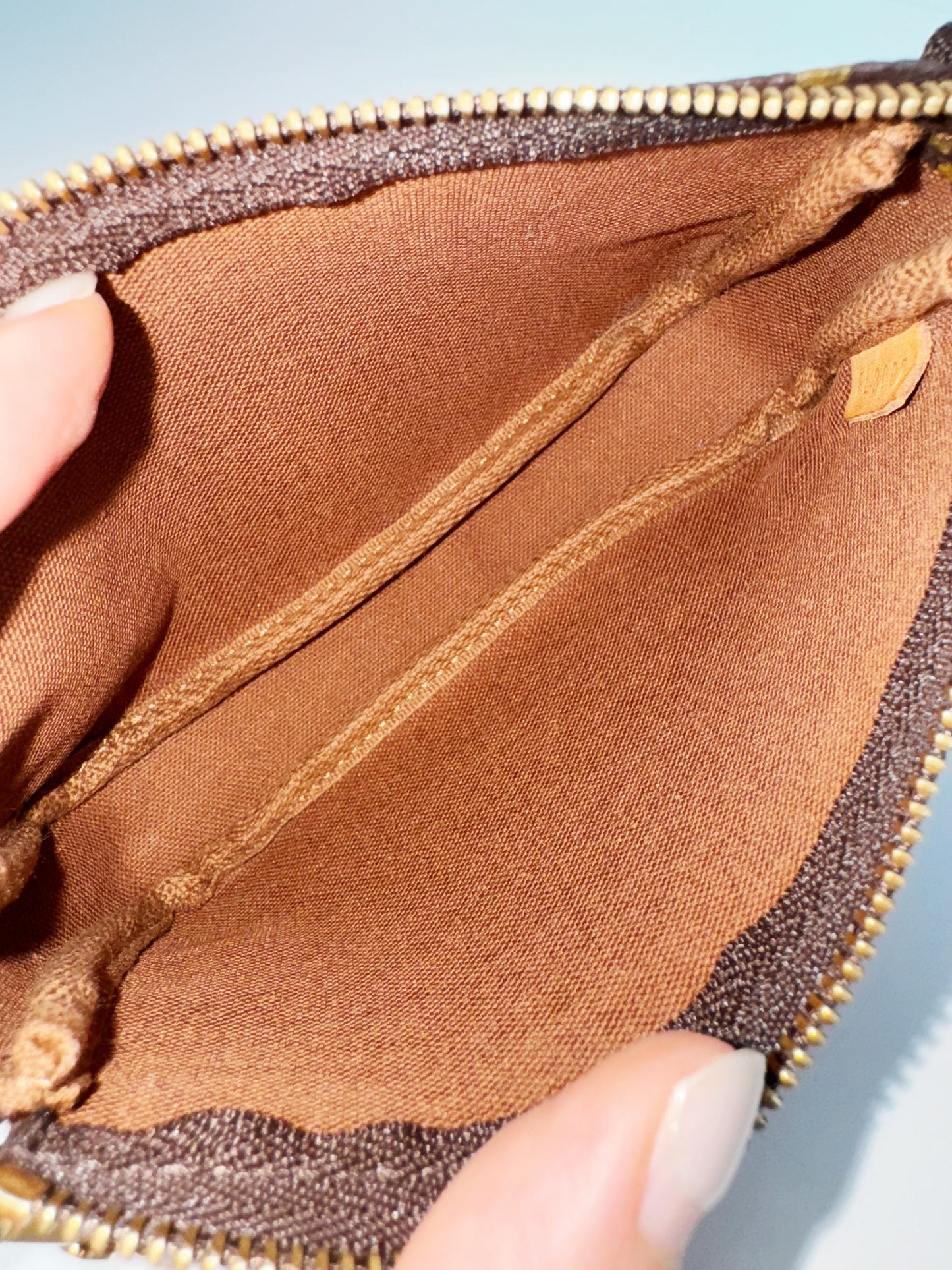 Louis Vuitton Vintage Mini Pochette Accessoires Shoulder Crossbody Bag