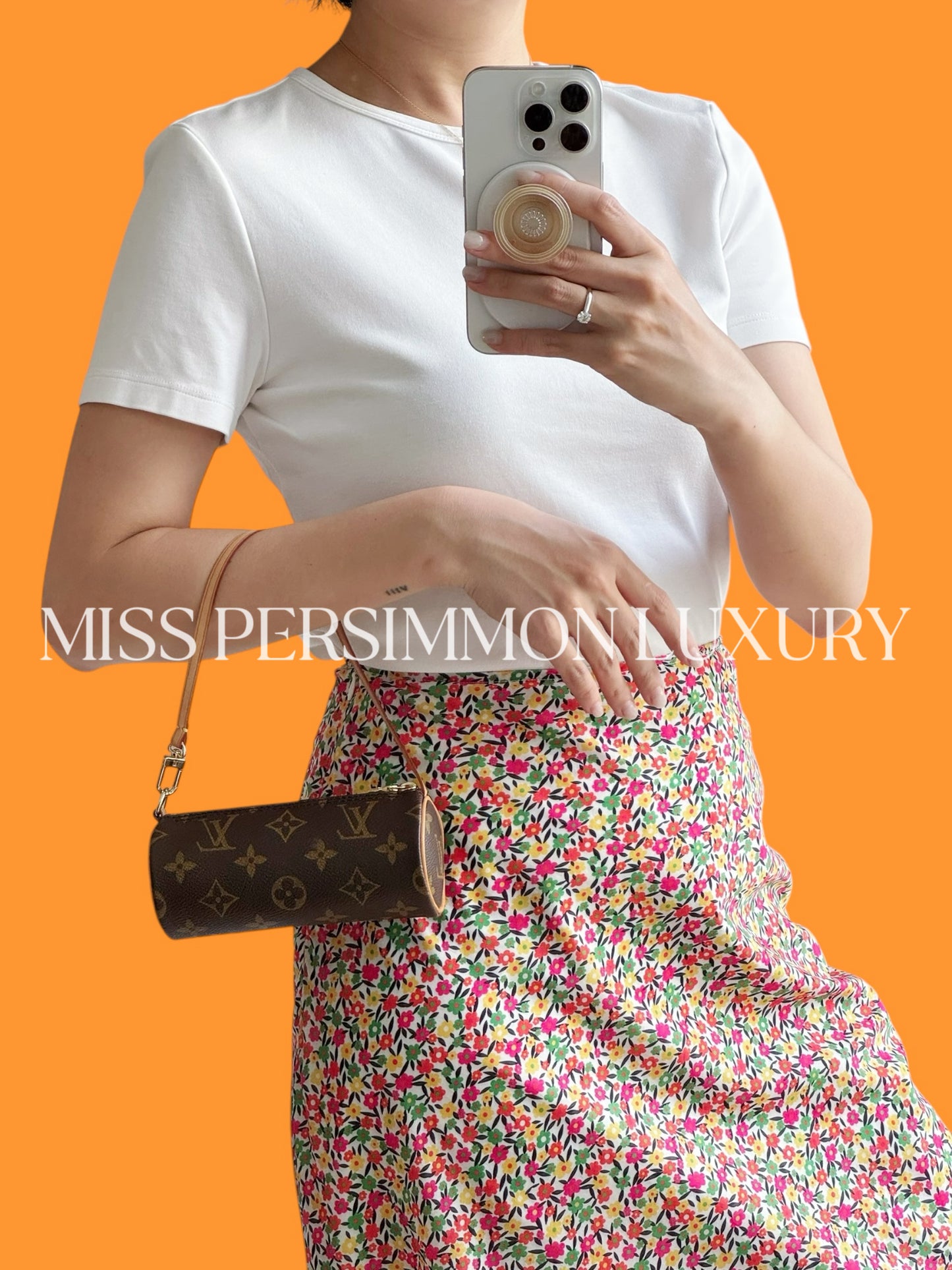 Louis Vuitton Vintage Mini Papillon Handbag Crossbody Bag