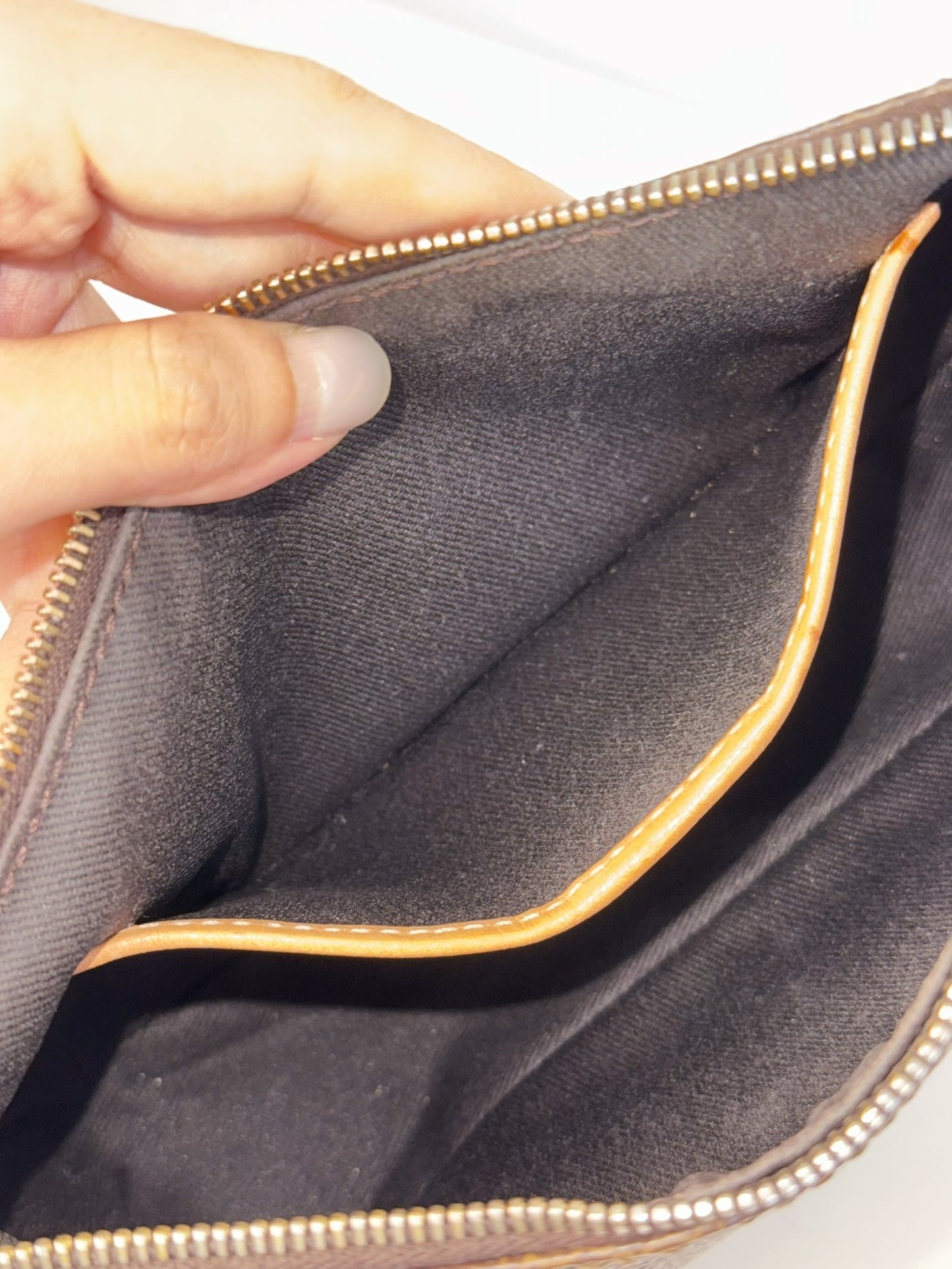 Celine Vintage Macadam Pattern One Shoulder Bag