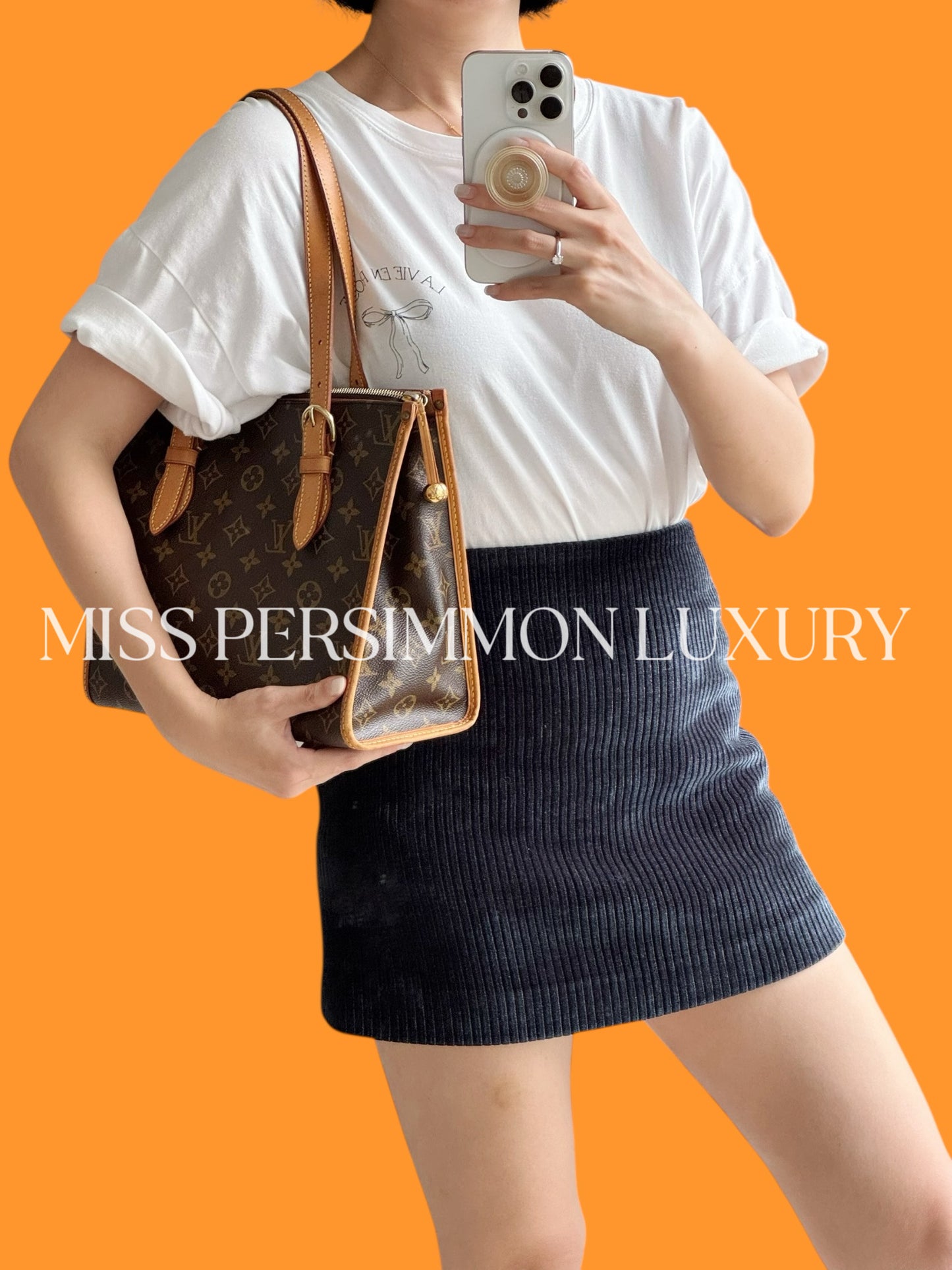 Louis Vuitton Popincourt Haut Shoulder Tote Bag